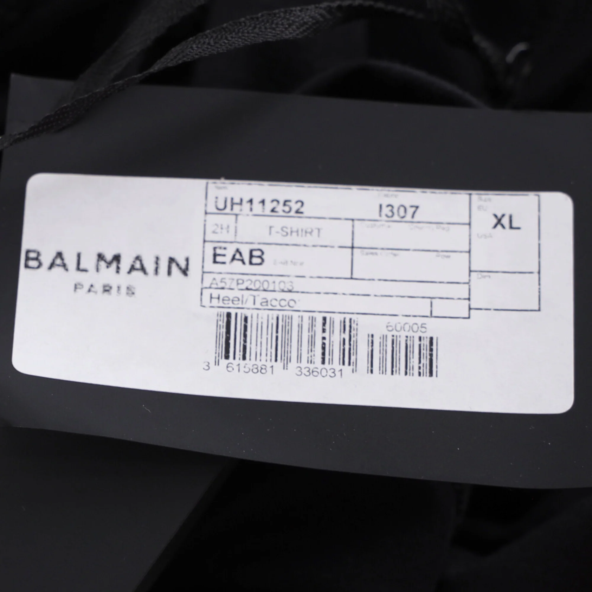 Men's Balmain Wolf Print Crewneck T-Shirt in Black Cotton - Image 5