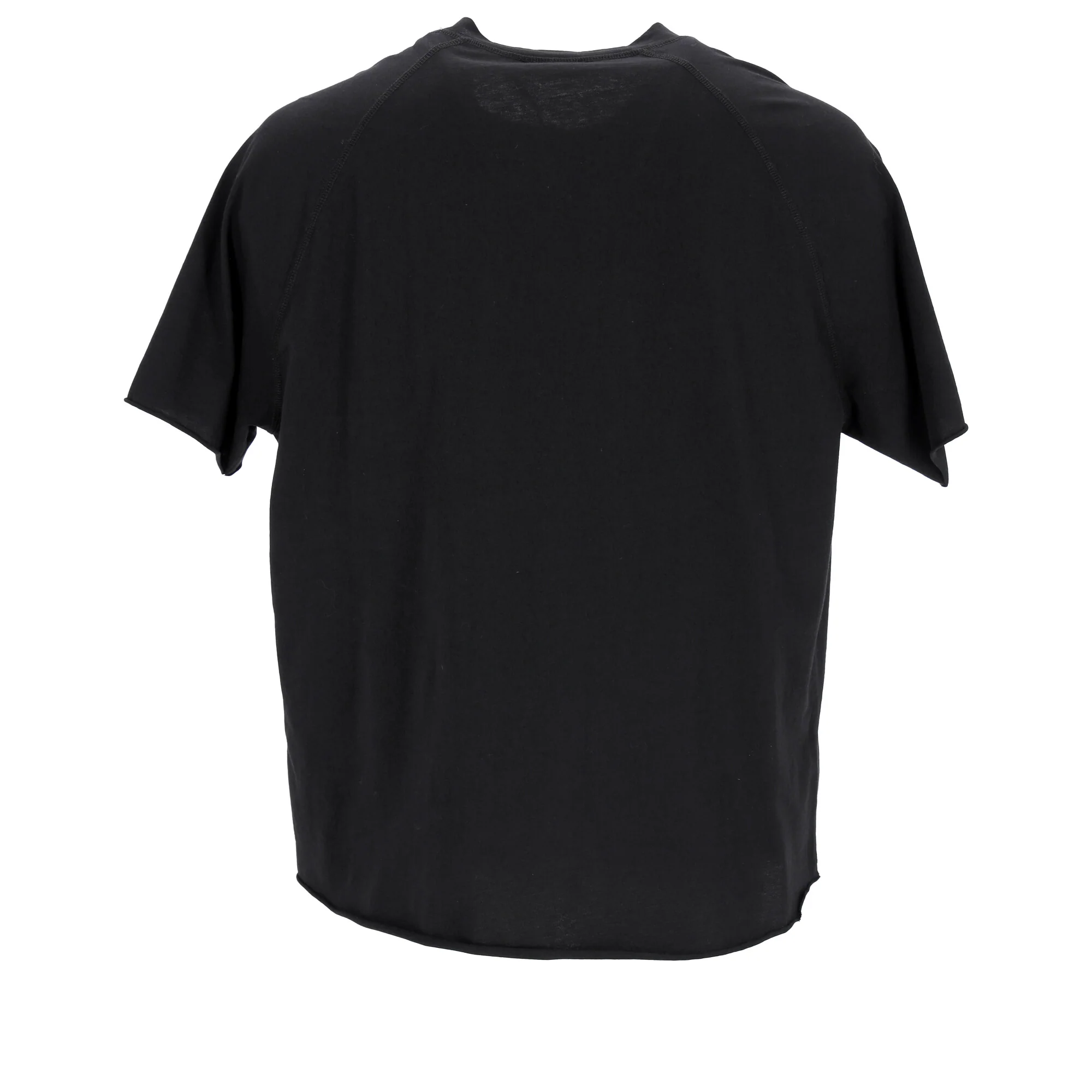 Men's Balmain Wolf Print Crewneck T-Shirt in Black Cotton - Image 9