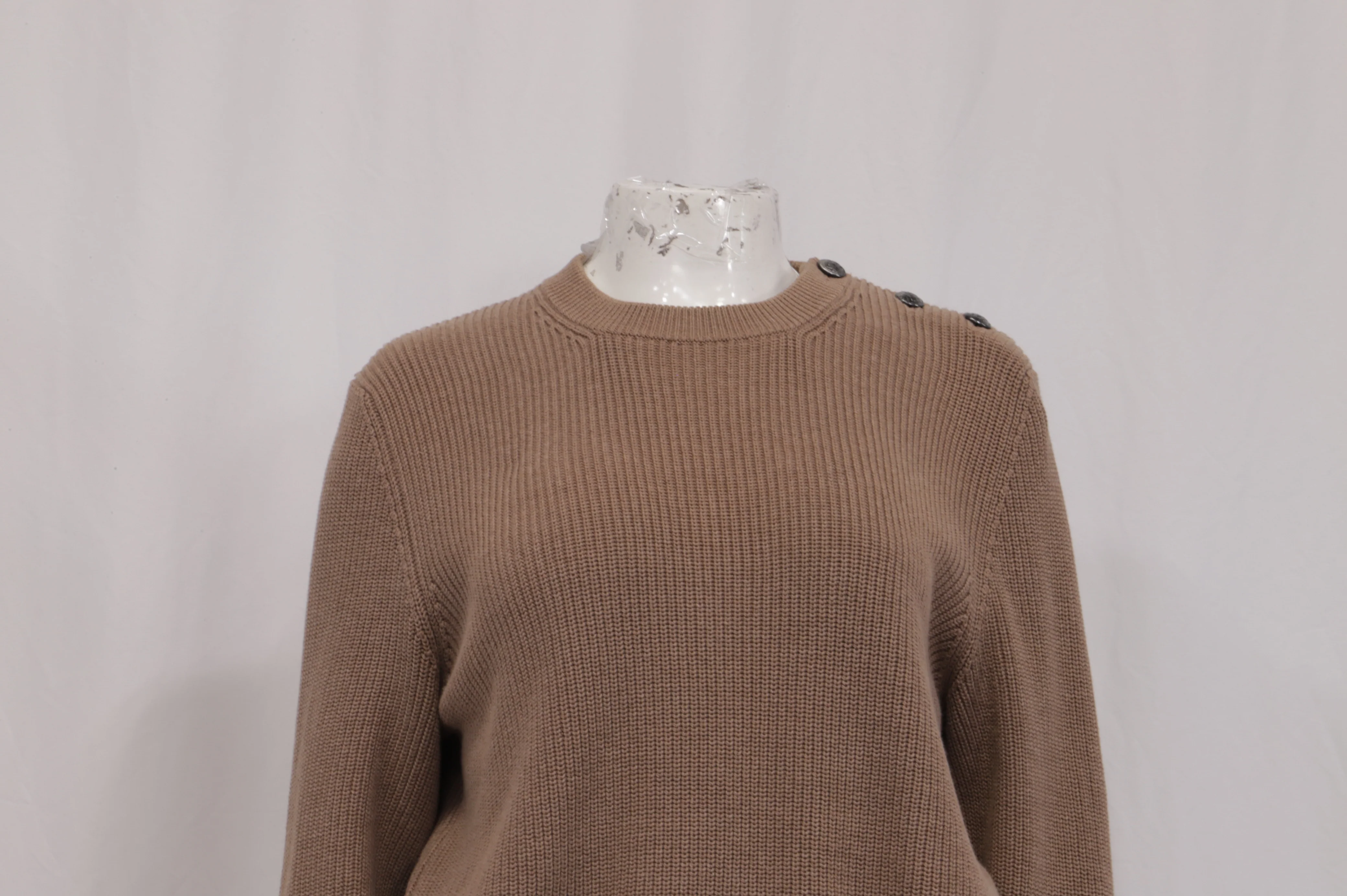 Men's Brunello Cucinelli Knitted Crewneck Sweater in Brown Cotton - Image 8