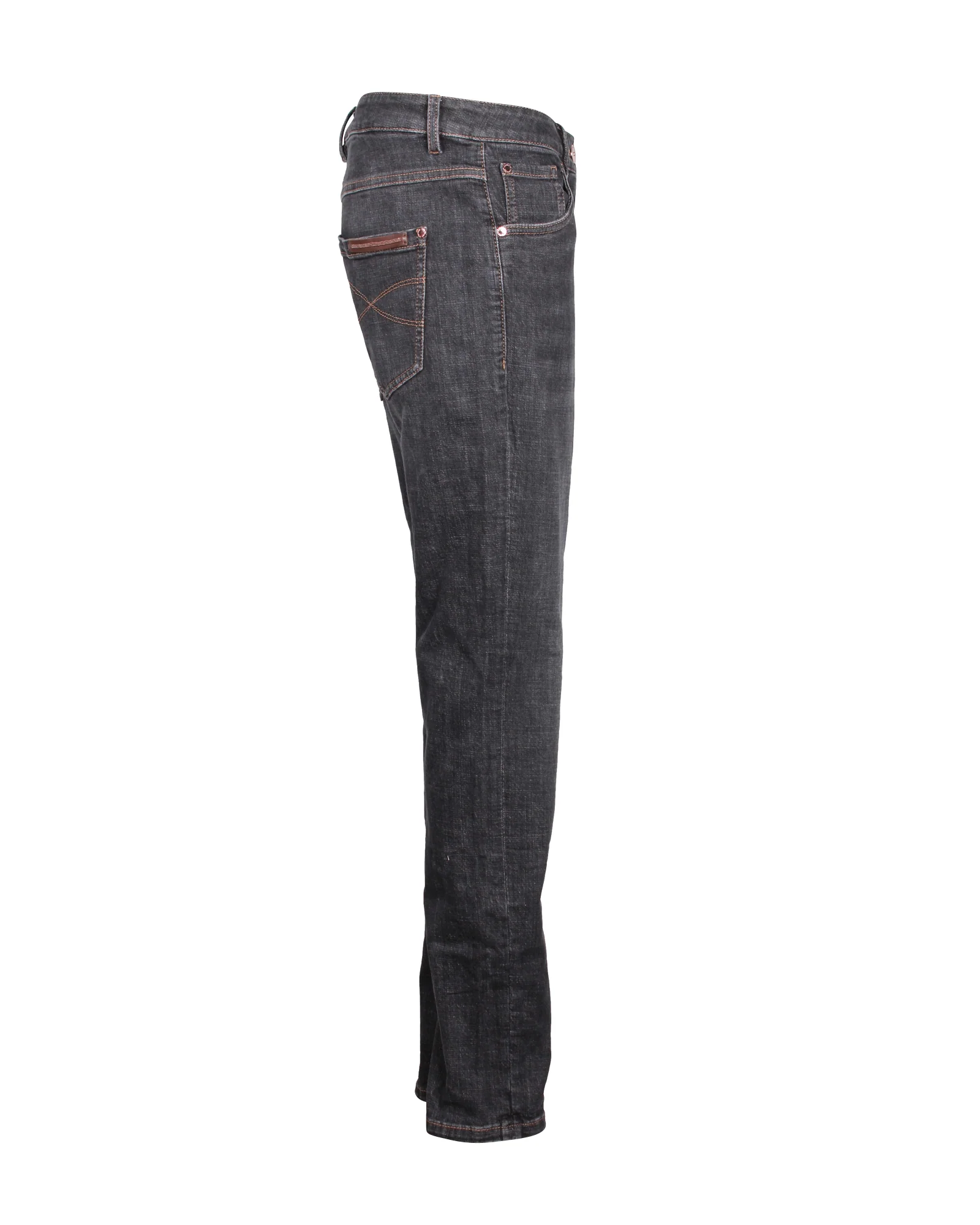 Women's Brunello Cucinelli Slim Fir Jeans in Dark Blue Cotton - Image 4