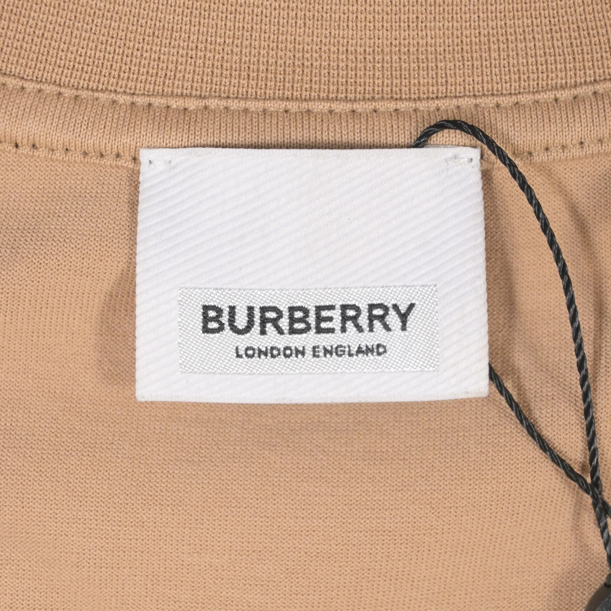 Men's Burberry Multi Deer Carrick T-Shirt in Beige Cotton - Image 5