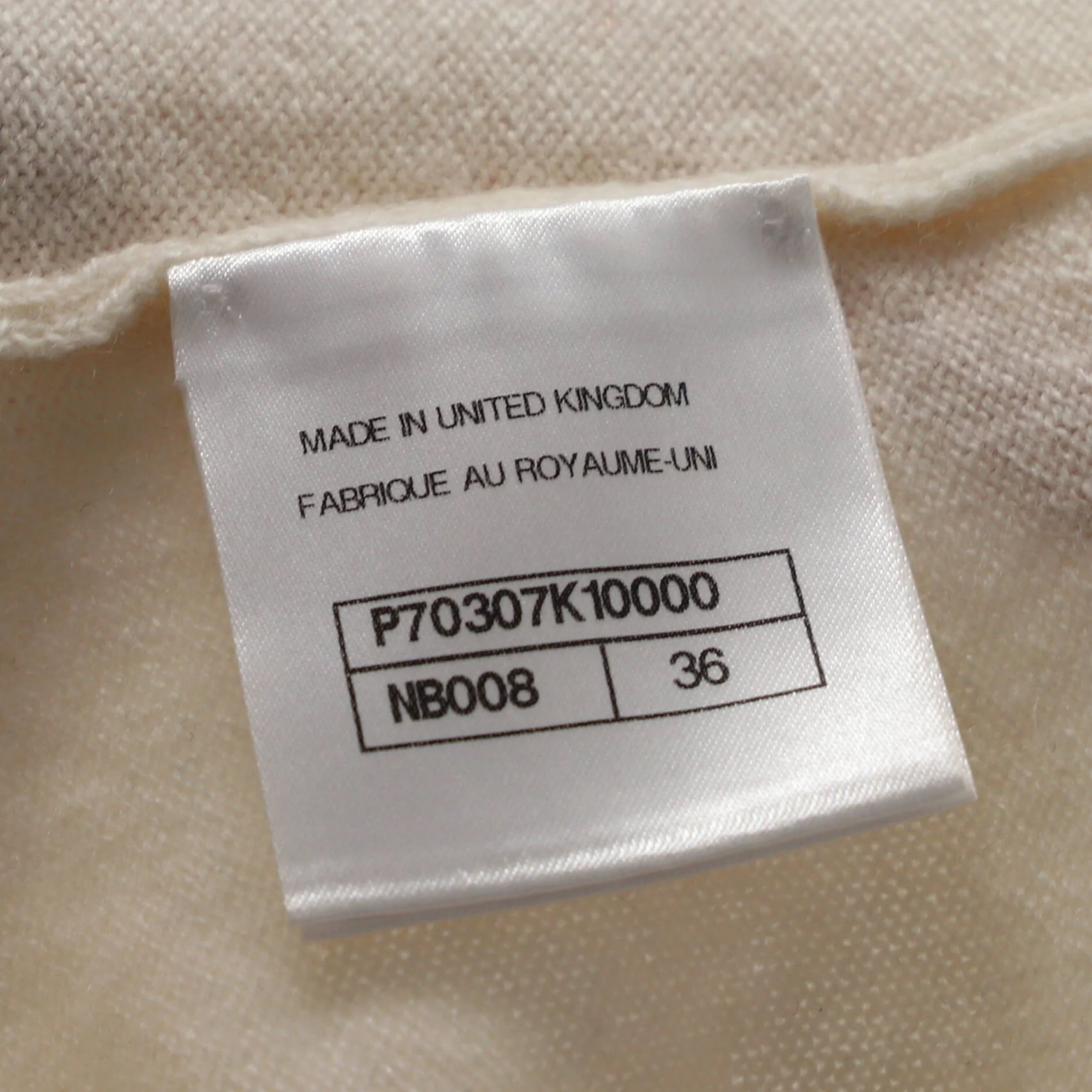 Women's No.5 Crewneck Sweater Cashmere - Image 4