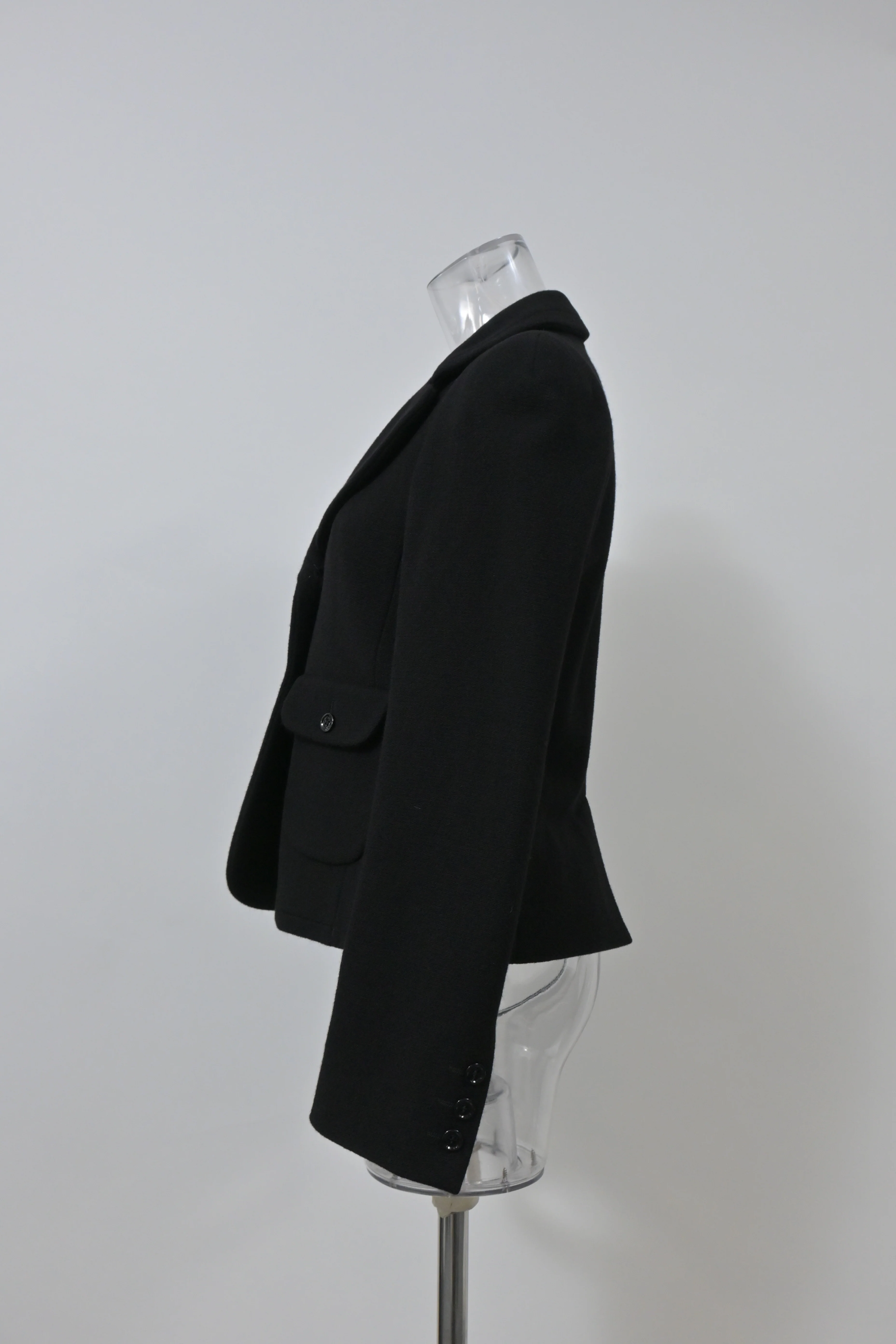 Women's See by Chloé Jacket in Black Wool - Image 7