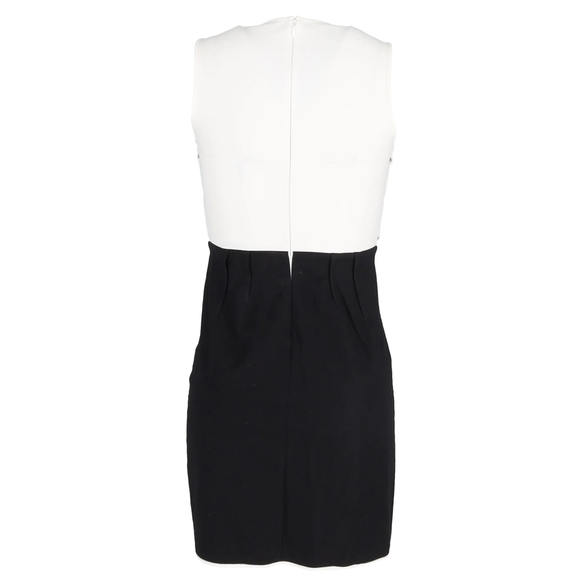 Women's Diane Von Furstenberg Mesh Top Mini Dress in Black Viscose - Image 3