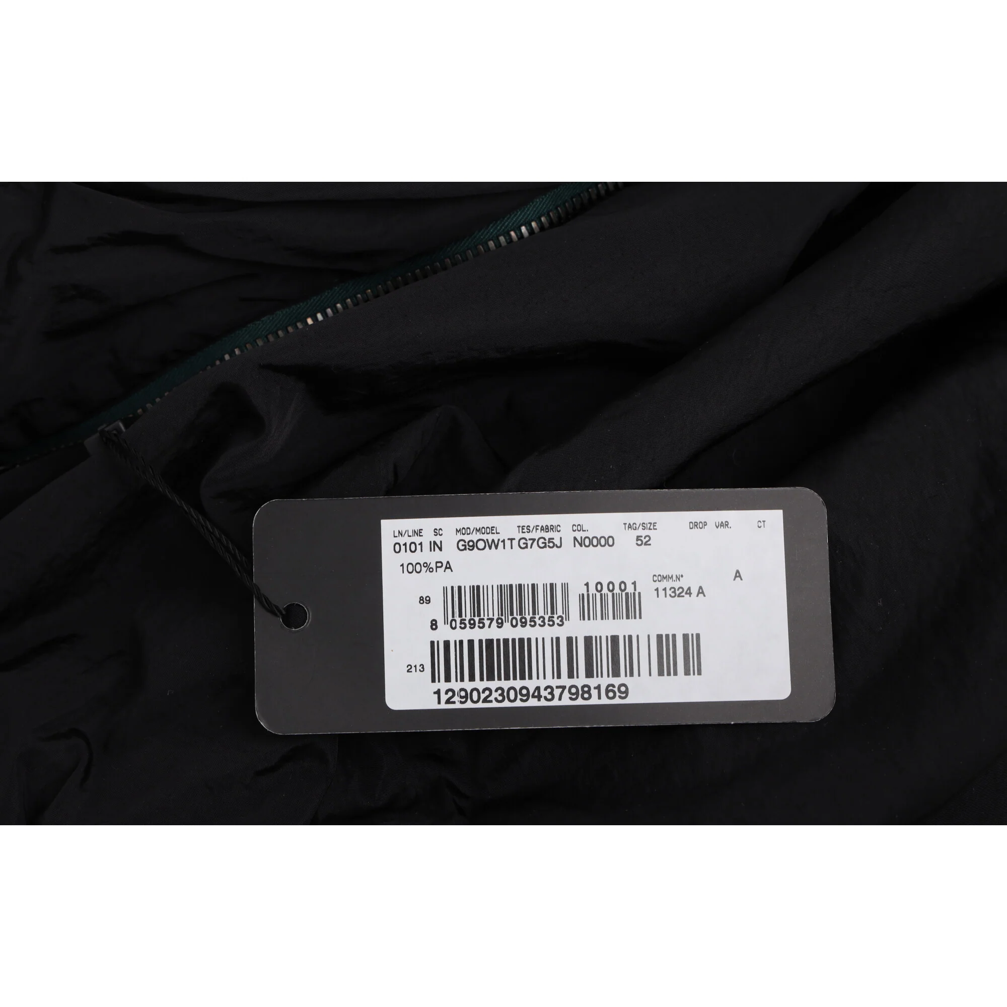 Men's Dolce & Gabbana Logo-Patched Zip-Up Bomber Jacket in Black Polyamide - Image 5