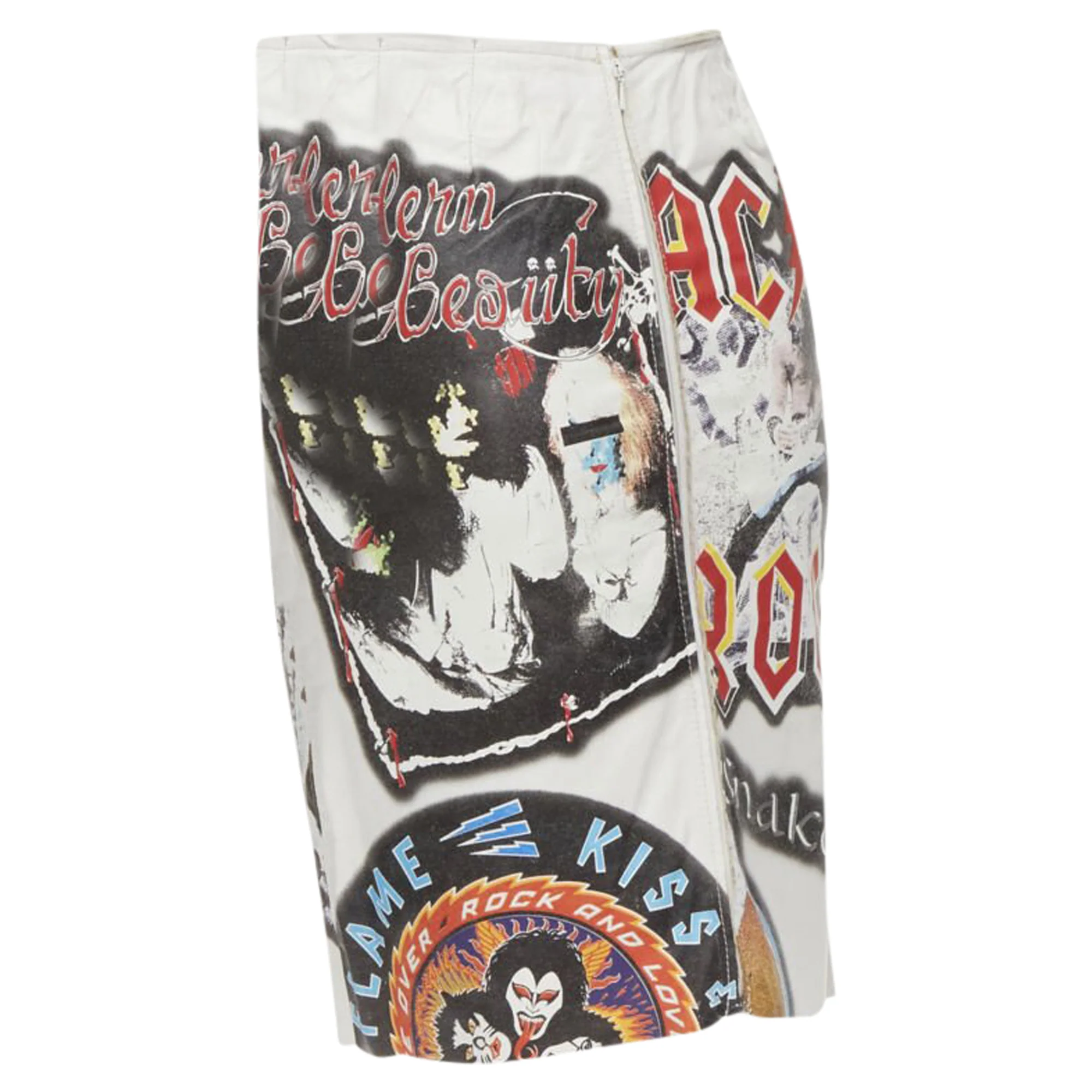 Women's Dolce & Gabbana lace up leather skirt - Image 6