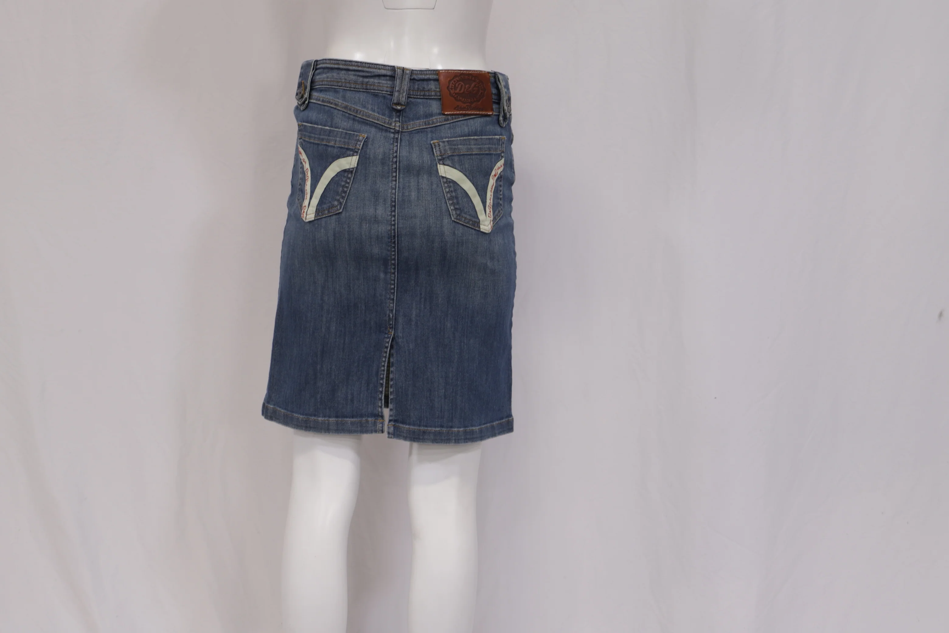 Women's Dolce & Gabbana Vintage Mini Denim Skirt in Blue Cotton - Image 8