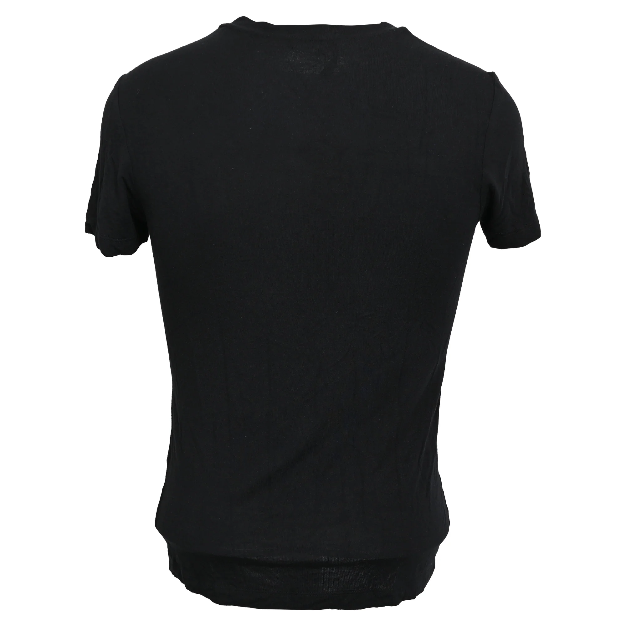 Men's Fendi Logo-Print T-Shirt in Black Cotton - Image 3