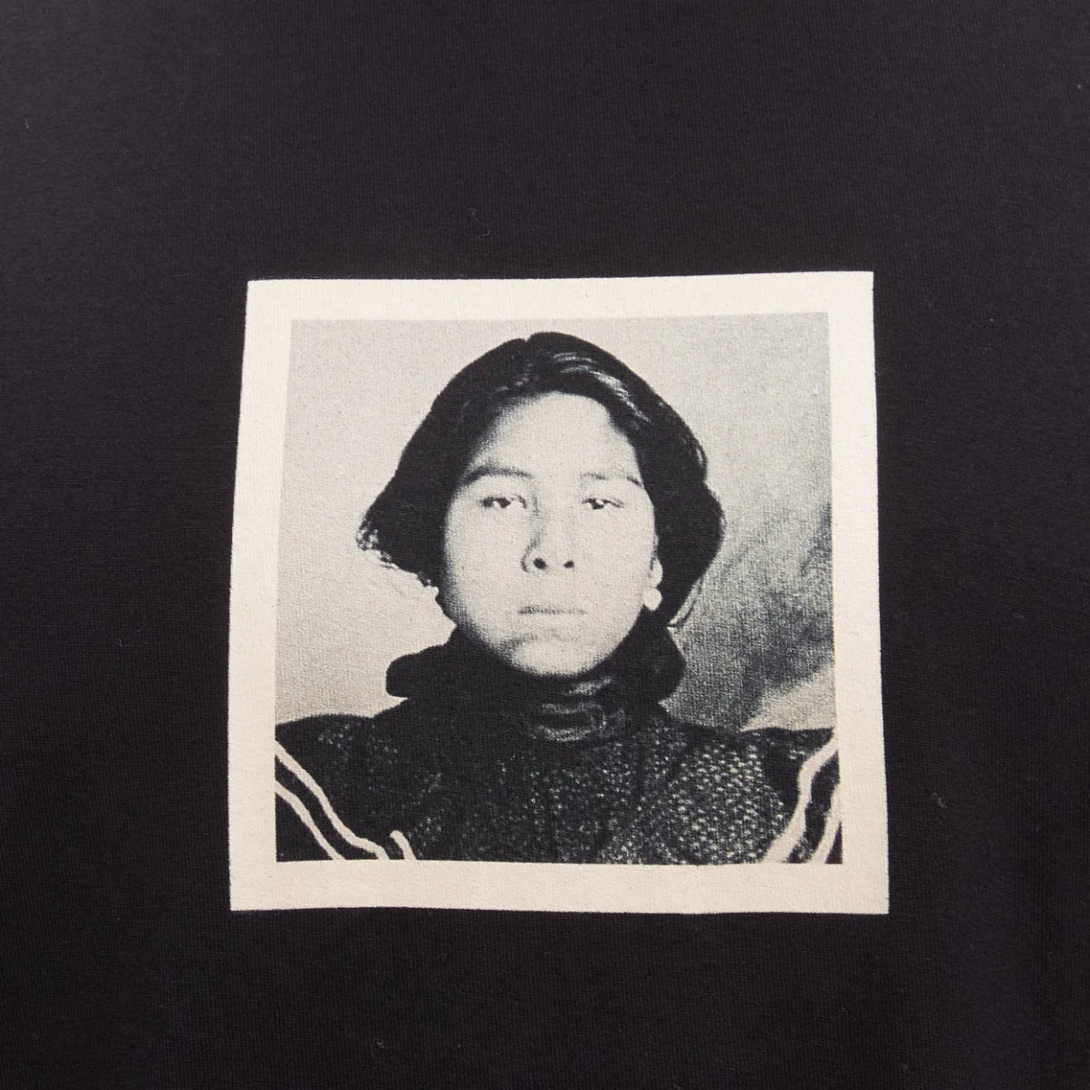Men's GIVENCHY black cotton women portrait print crew neck tshirt M - Image 2