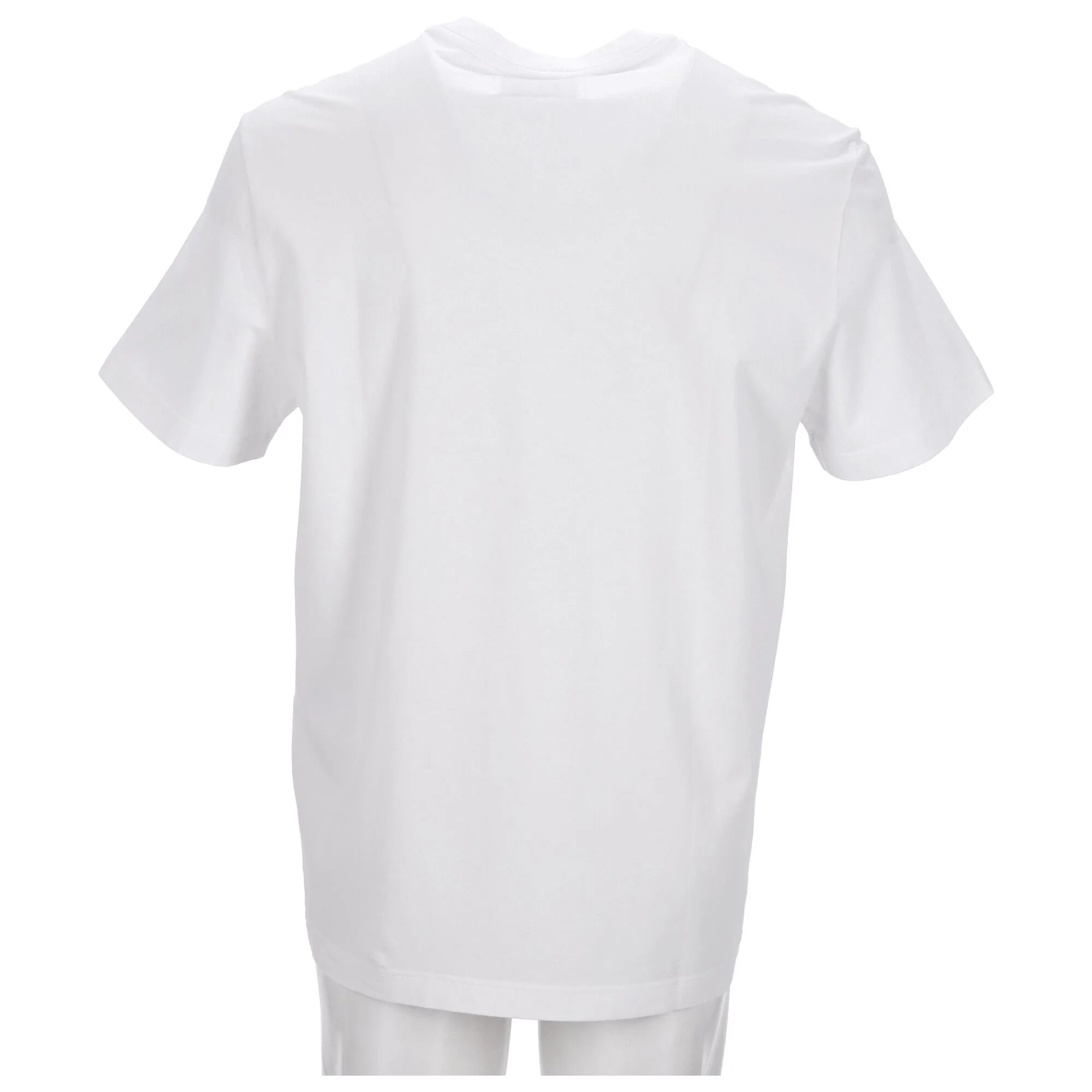 Men's Golden Goose White T-Shirt With Contrasting Green Logo And Star - Image 7