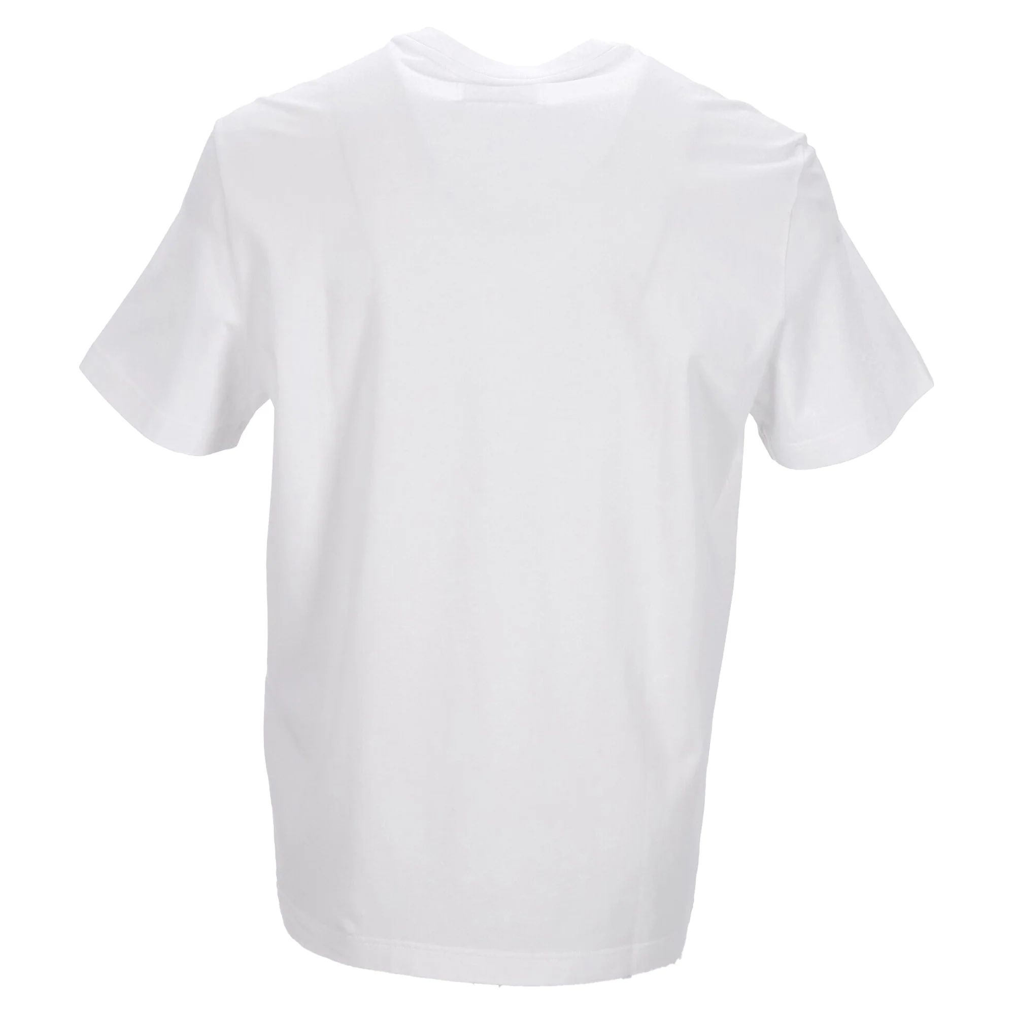 Men's Golden Goose White T-Shirt With Contrasting Green Logo And Star - Image 3