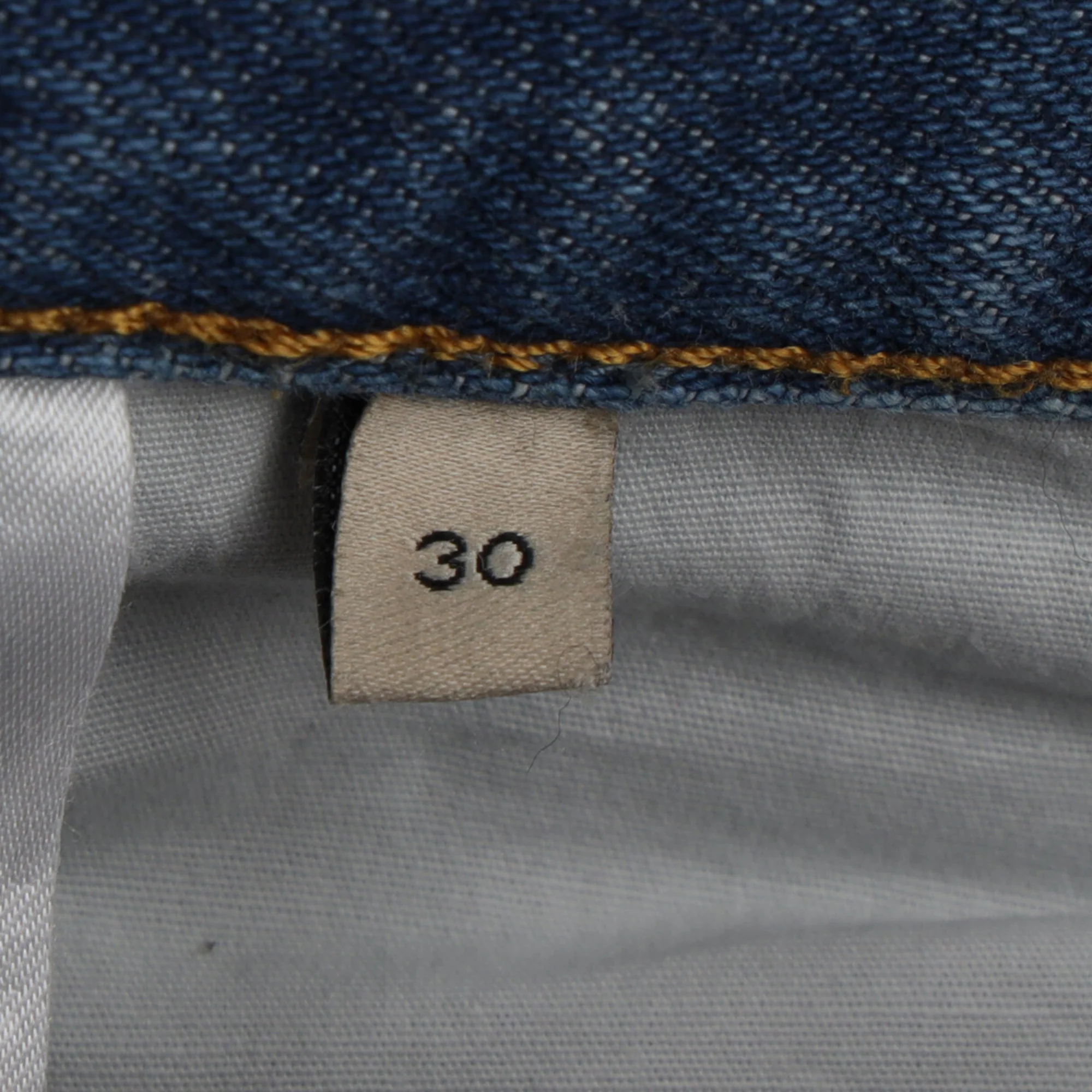 Men's Gucci Interlocking G Logo Skinny Jeans in Blue Denim - Image 4