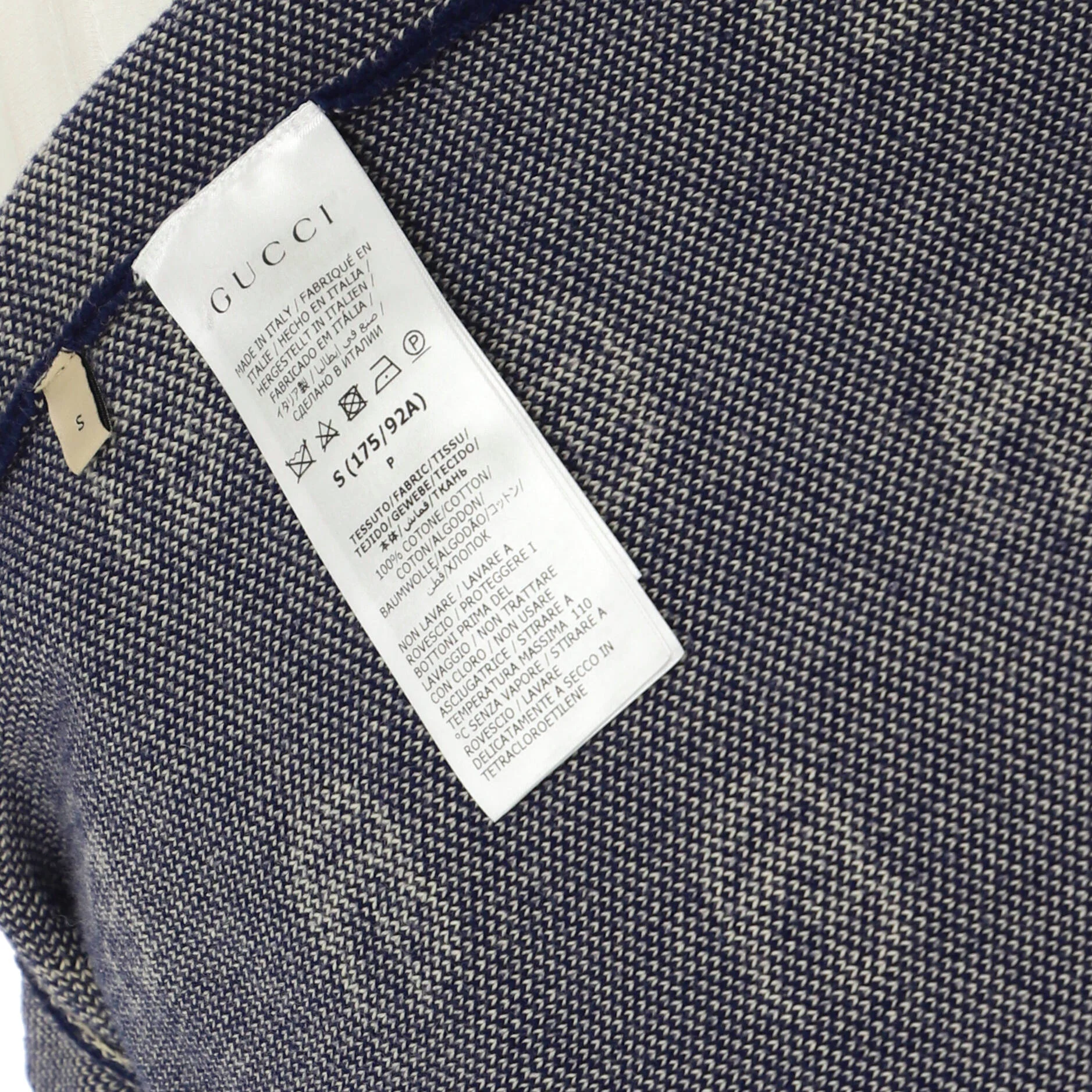 Men's V-Neck Cardigan GG Cotton - Image 3