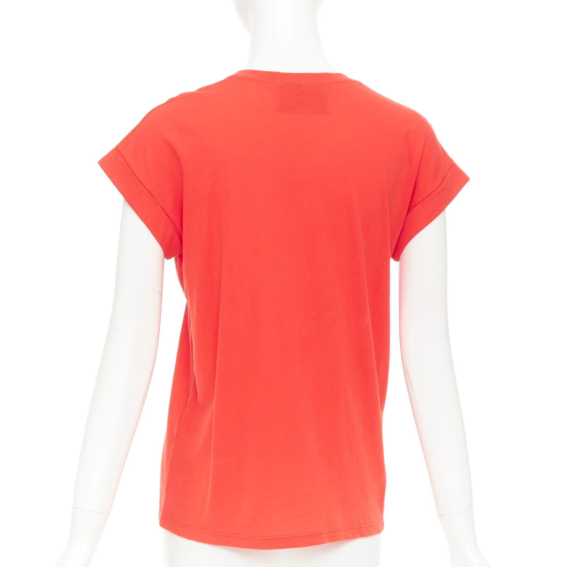 Women's GUCCI L'Aveugle Par Amour red cat embroidered short sleeve t-shirt S - Image 5