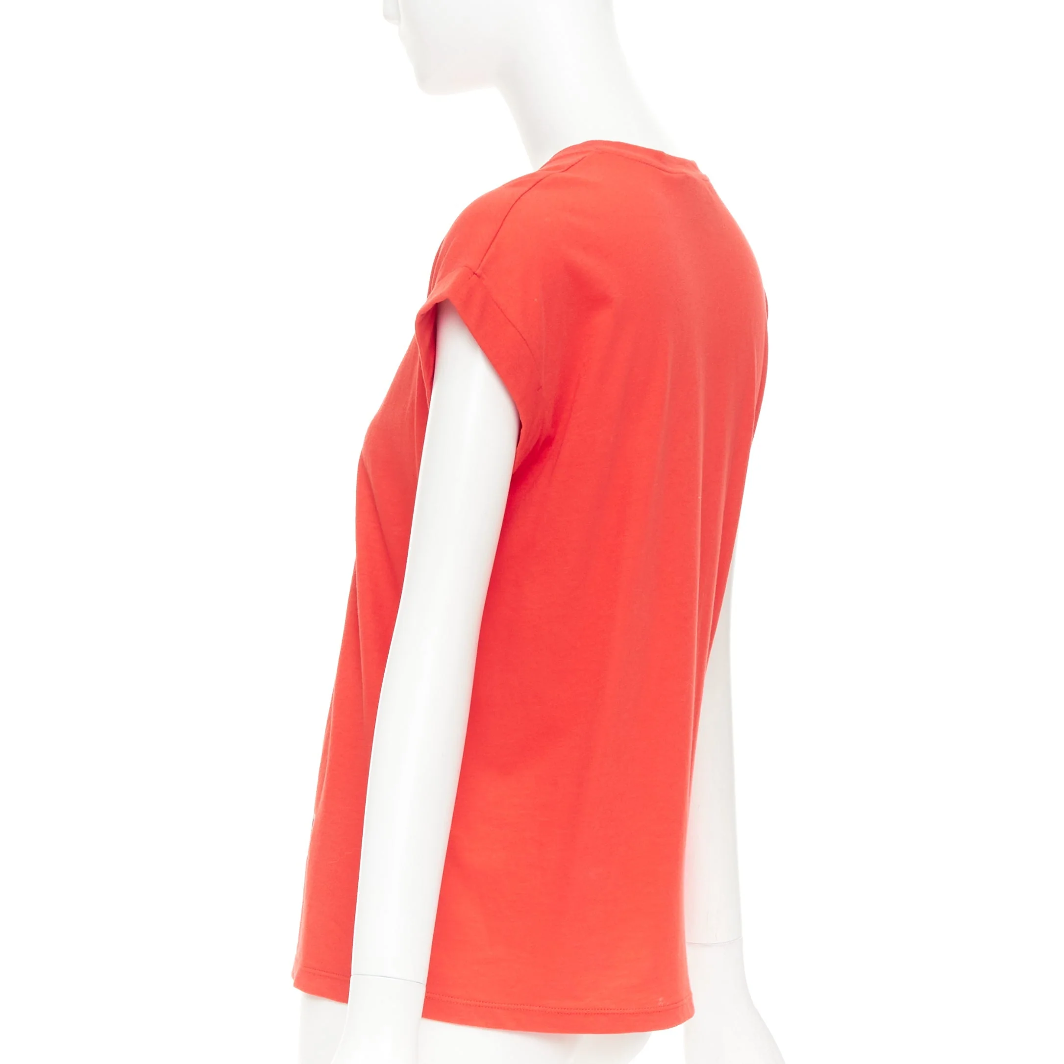 Women's GUCCI L'Aveugle Par Amour red cat embroidered short sleeve t-shirt S - Image 6