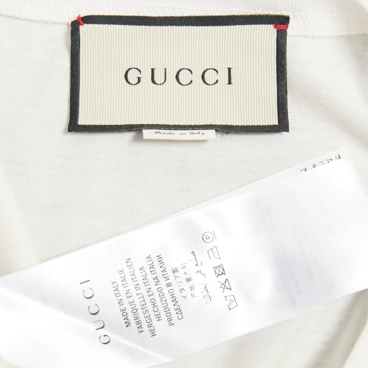 Women's GUCCI Mystic Cat Sequin embroidered GG logo oversized tshirt XS - Image 8
