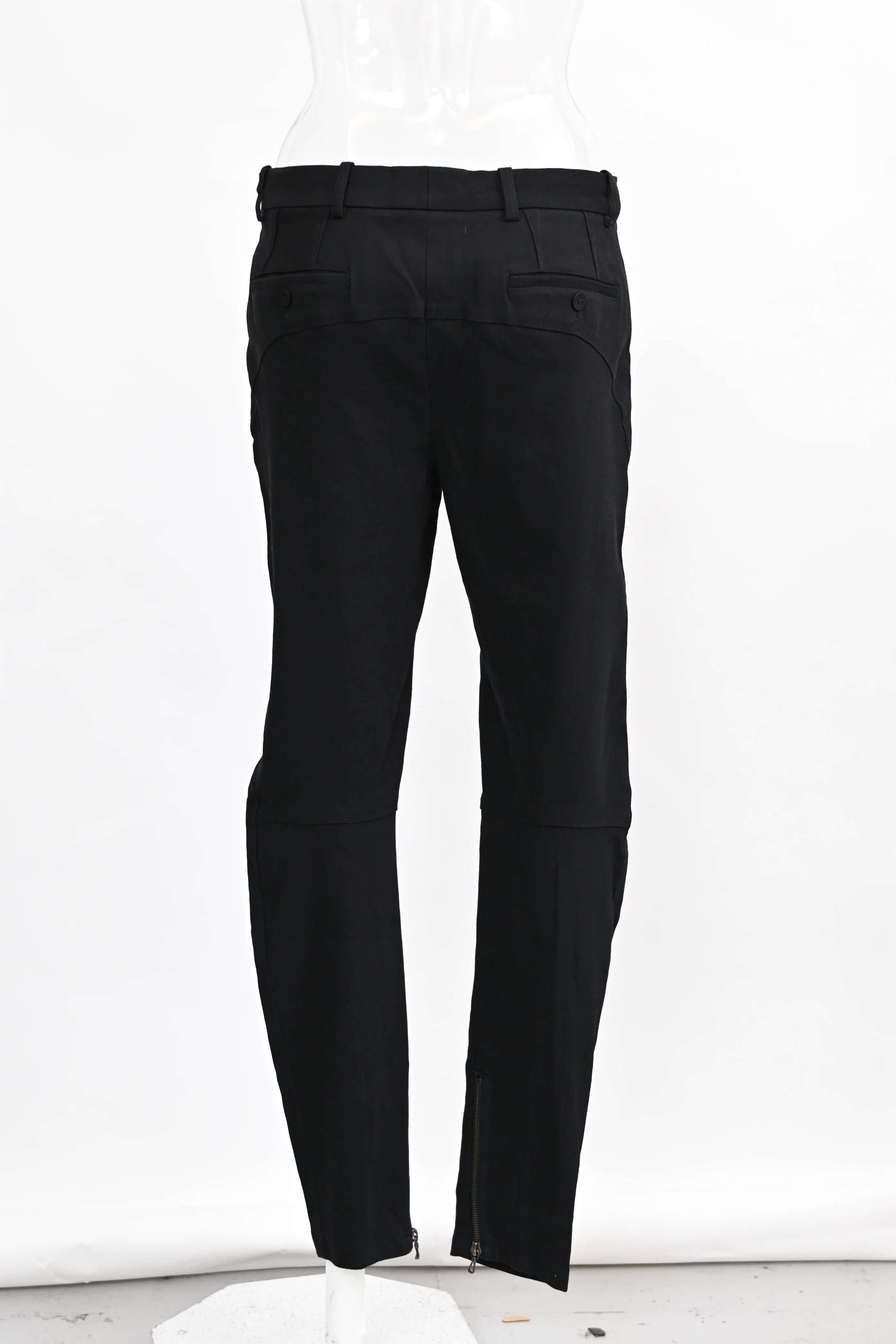 Women's Lanvin Trousers in Black Linen - Image 7