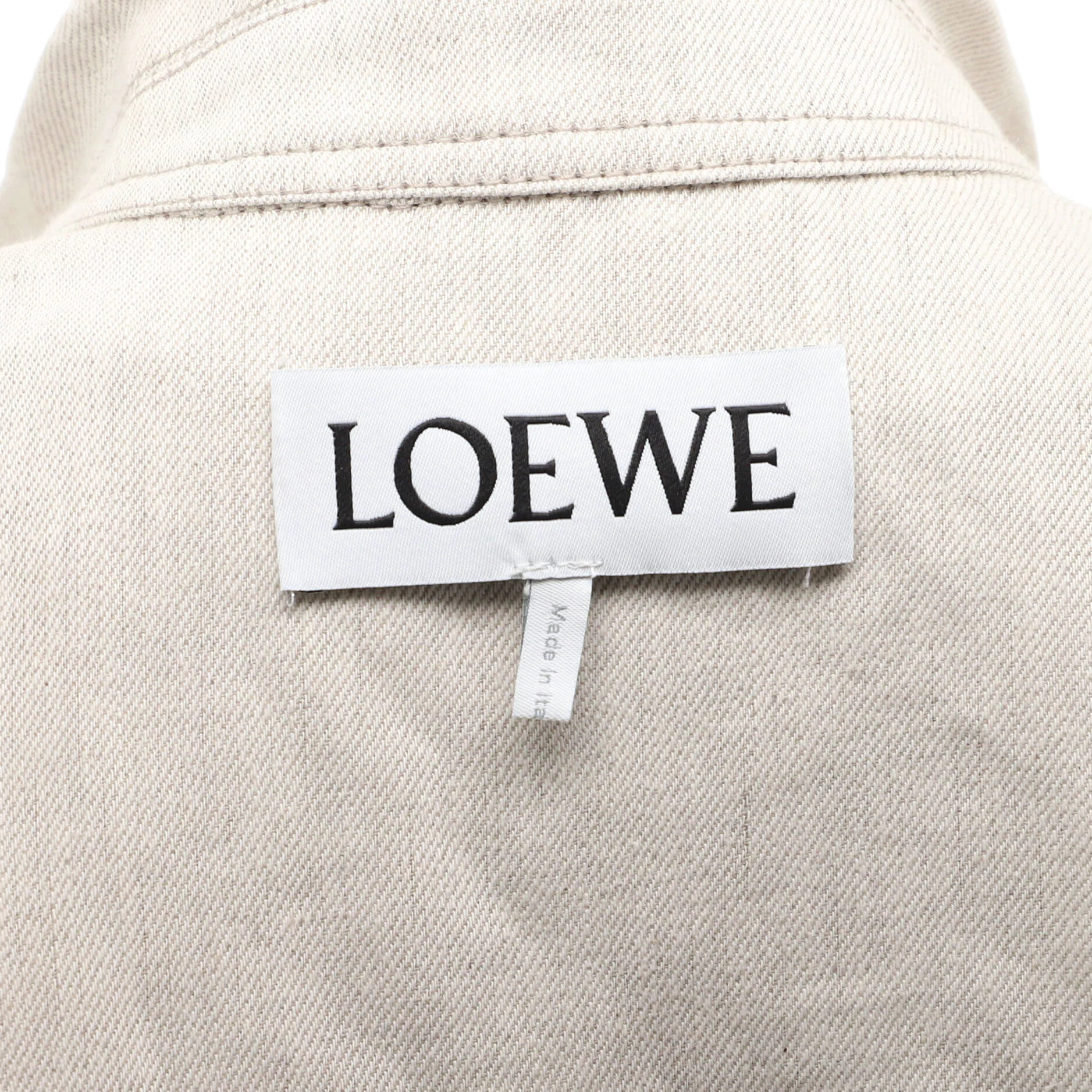 Women's Anagram Workwear Jacket Denim with Leather - Image 3