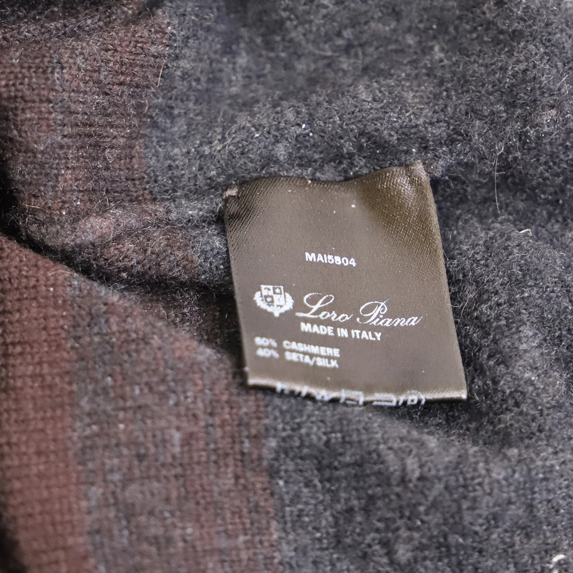 Loro Piana Glenshell Striped Sweater in Multicolor Cashmere - Image 5