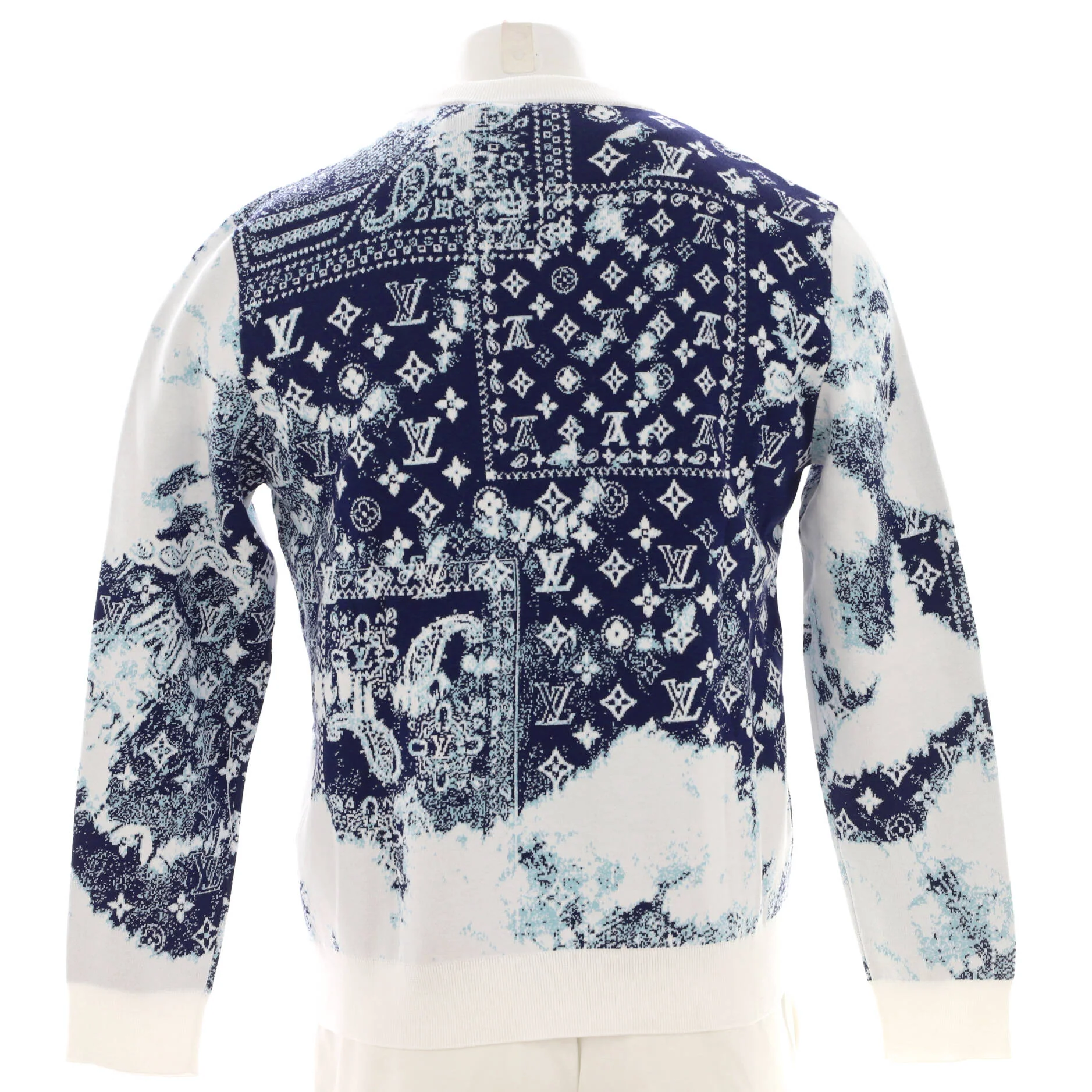 Men's Bandana Crewneck Sweater Cotton - Image 2