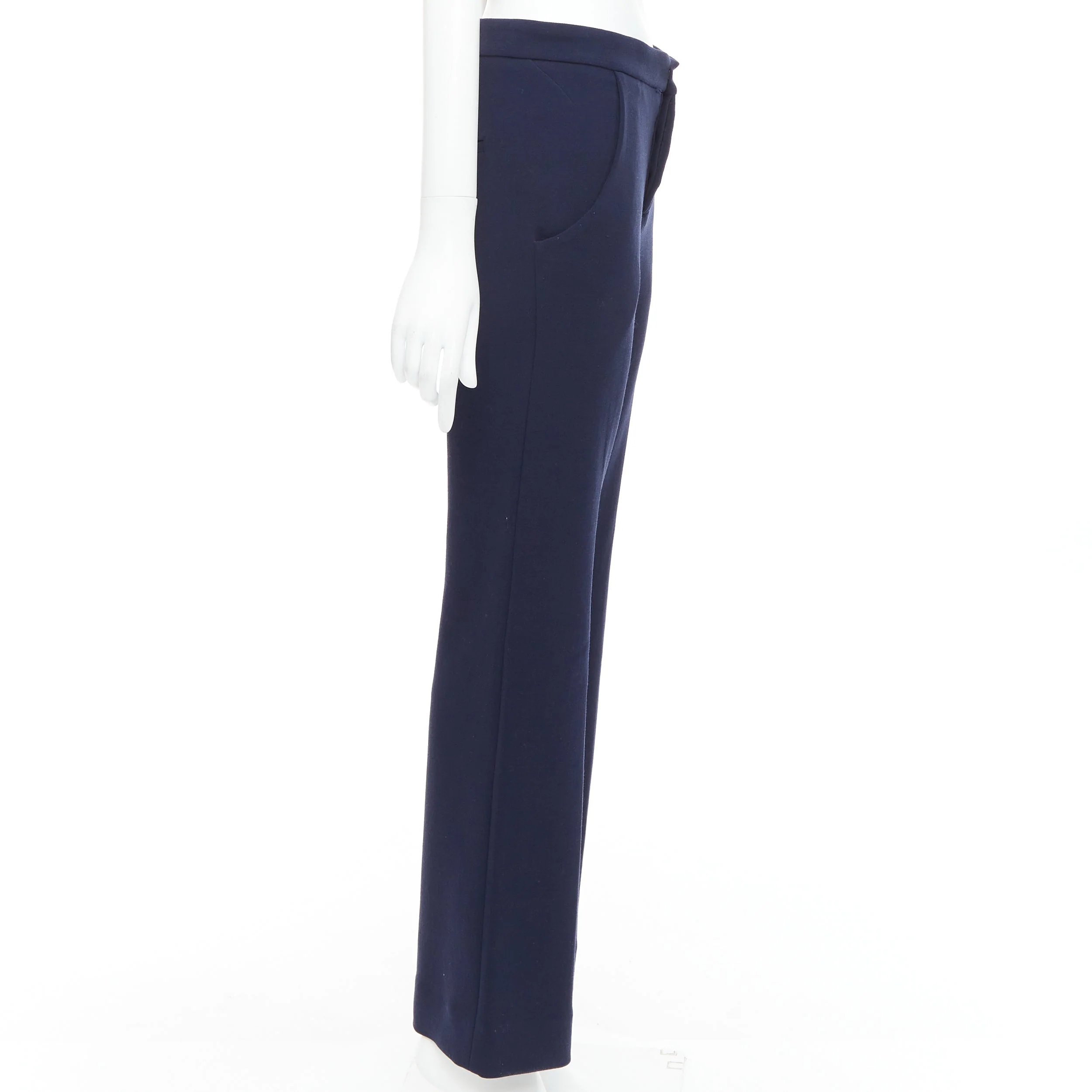 Women's Marni virgin wool blend wide leg mid waist pants - Image 10
