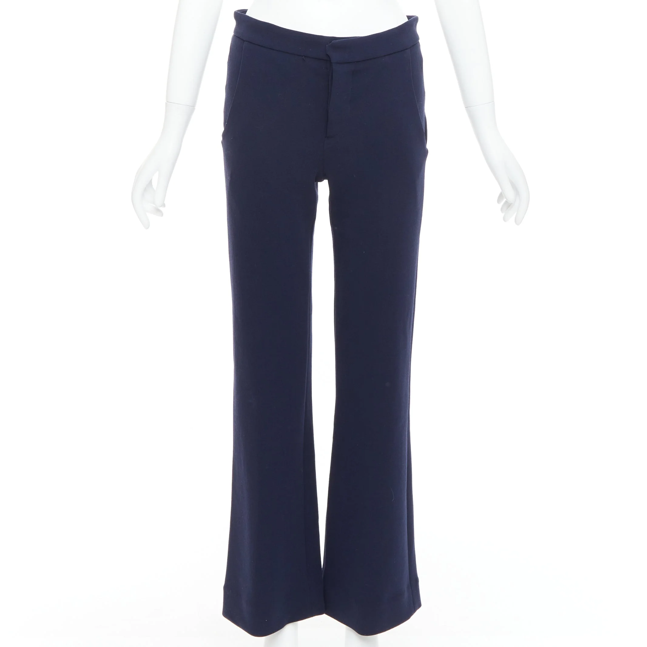 Women's Marni virgin wool blend wide leg mid waist pants - Image 7