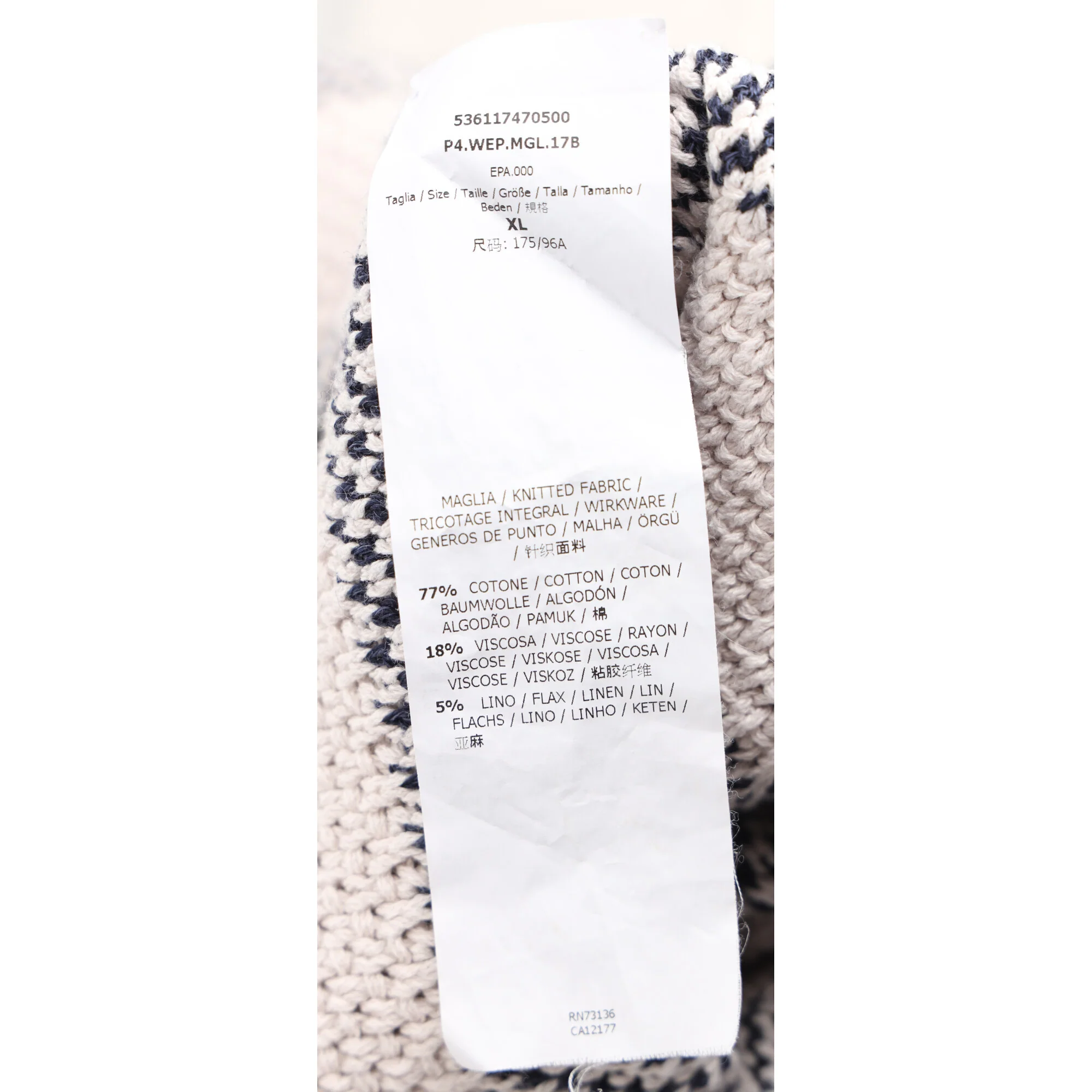 Women's Max Mara Weekend Striped Knitted Sweater in Multicolor Cotton - Image 5