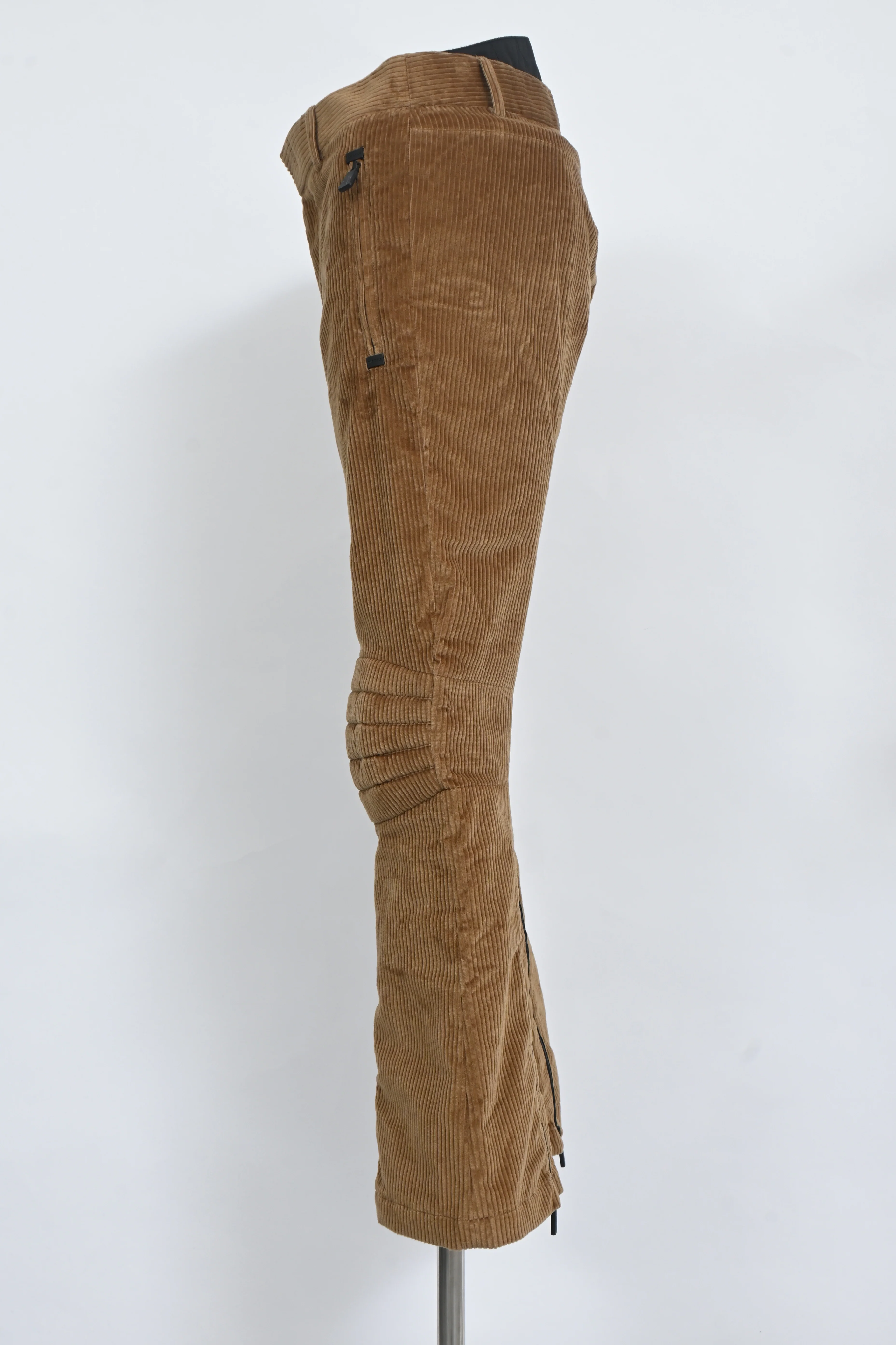 Men's Moncler Genius 3 Grenoble Stretch Ski Trousers in Brown Corduroy - Image 6