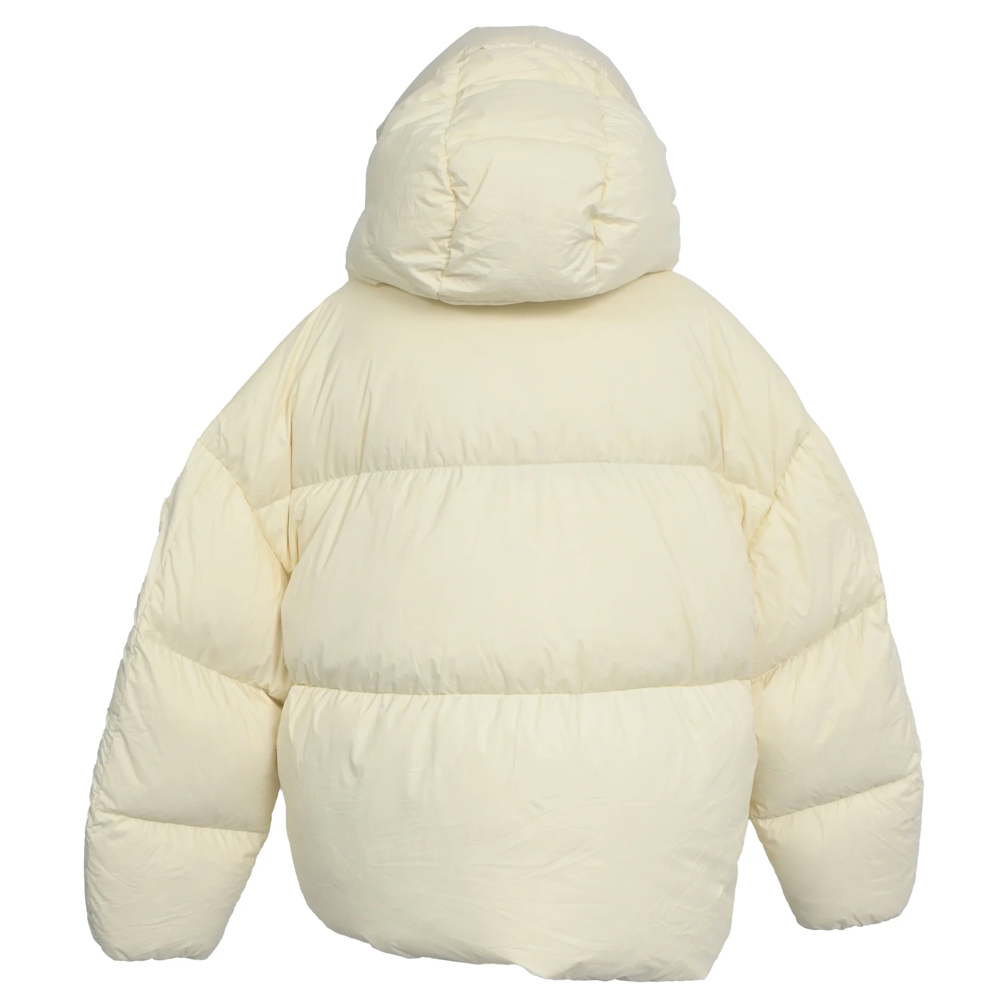 Men's Moncler x Roc Nation by Jay-Z Antila Hooded Down Jacket in Cream Polyamide - Image 3