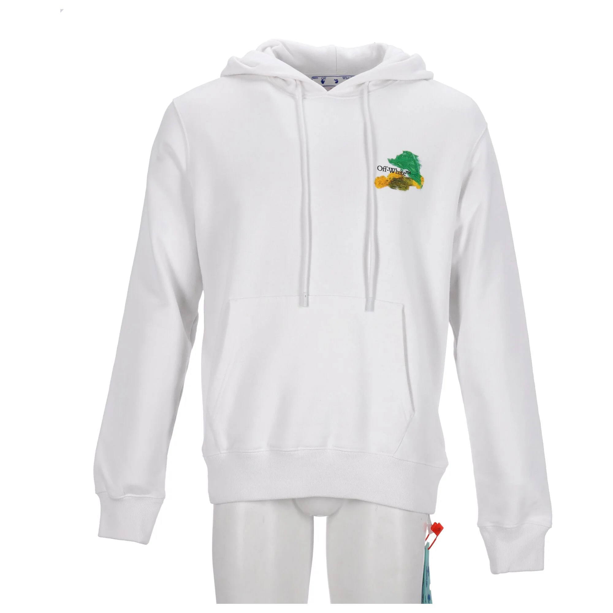 Men's Off-White Hoodie white with print - Image 5