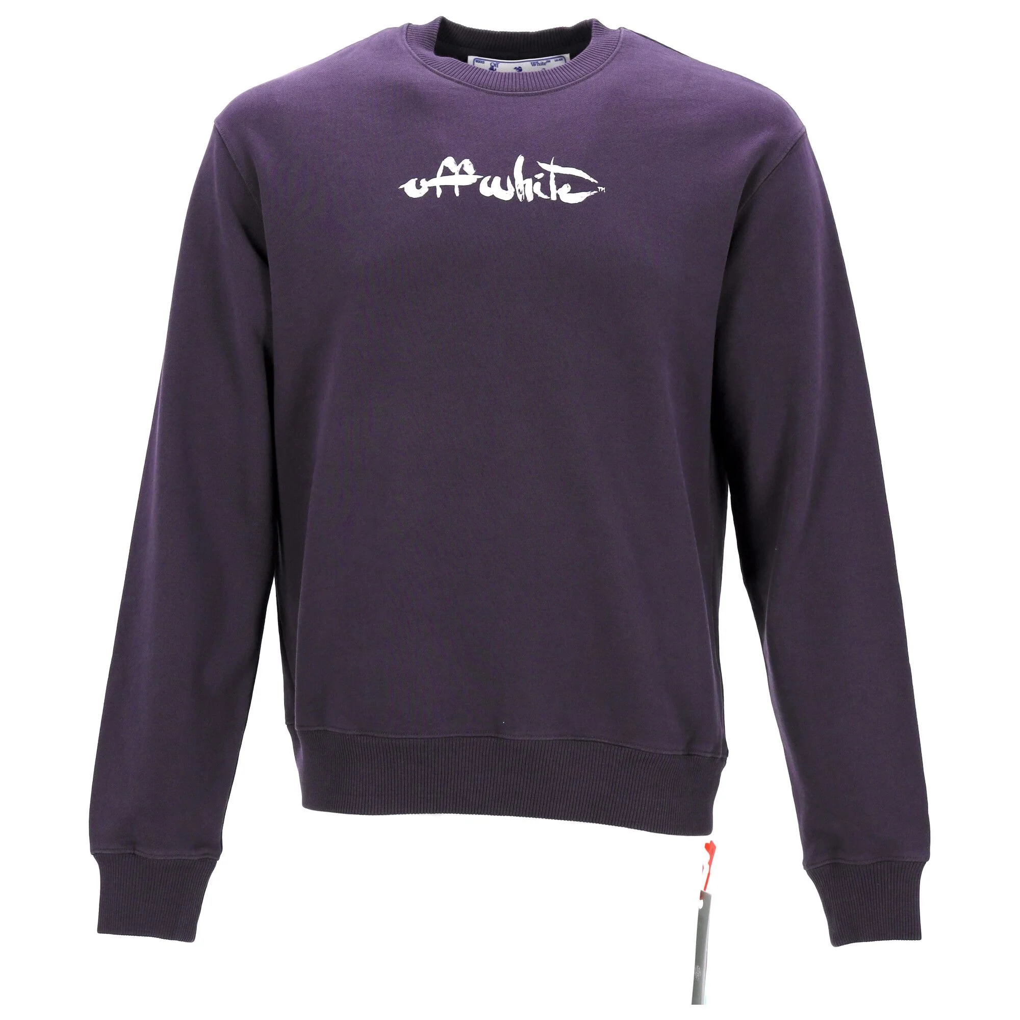 Men's Off-White Paint Arrow Slim Crewneck