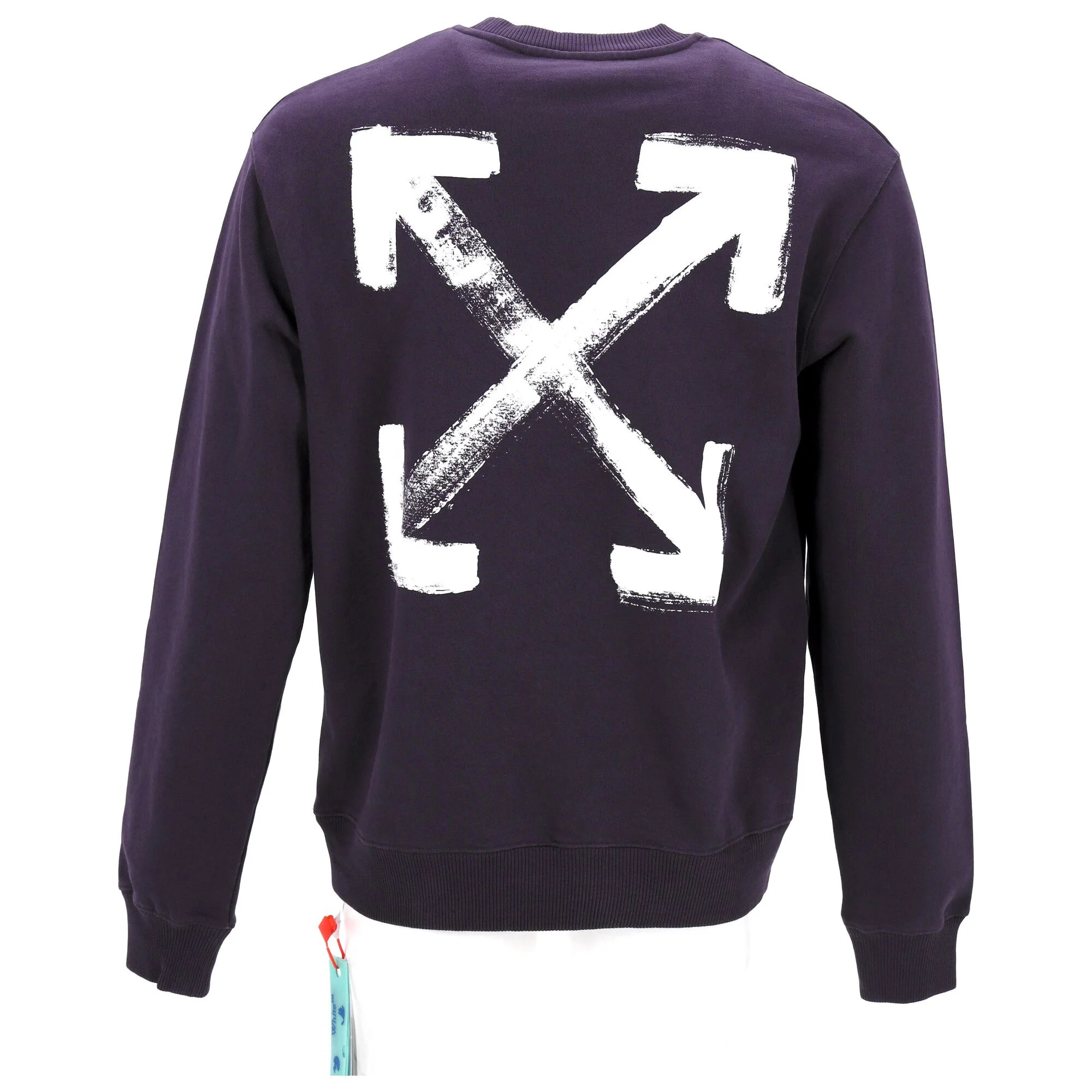 Men's Off-White Paint Arrow Slim Crewneck - Image 3