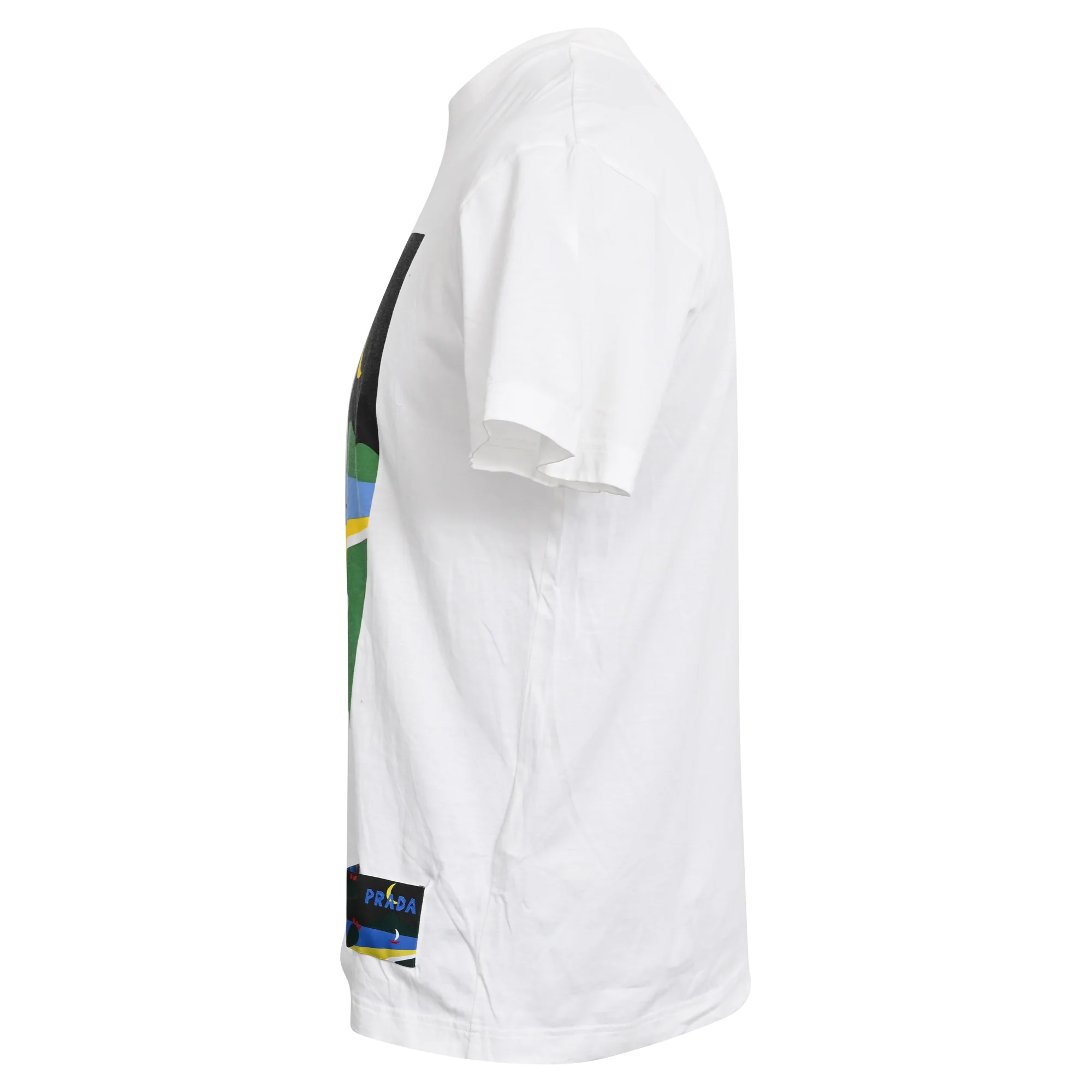 Men's  Prada Graphic Printed T-Shirt in Cotton - Image 2