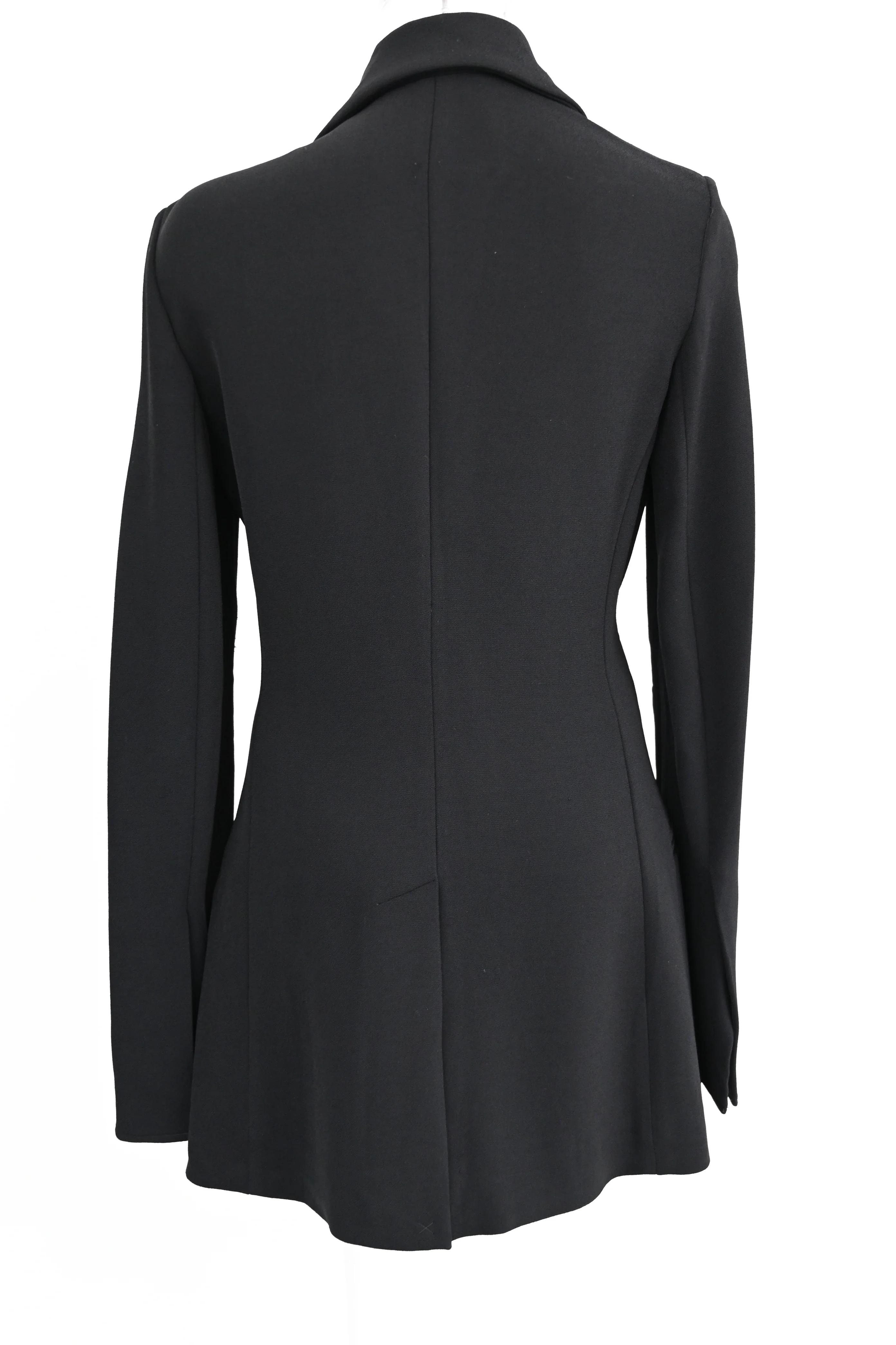 Women's Proenza Schouler Decorative-Buttoned Blazer in Black Viscose - Image 8