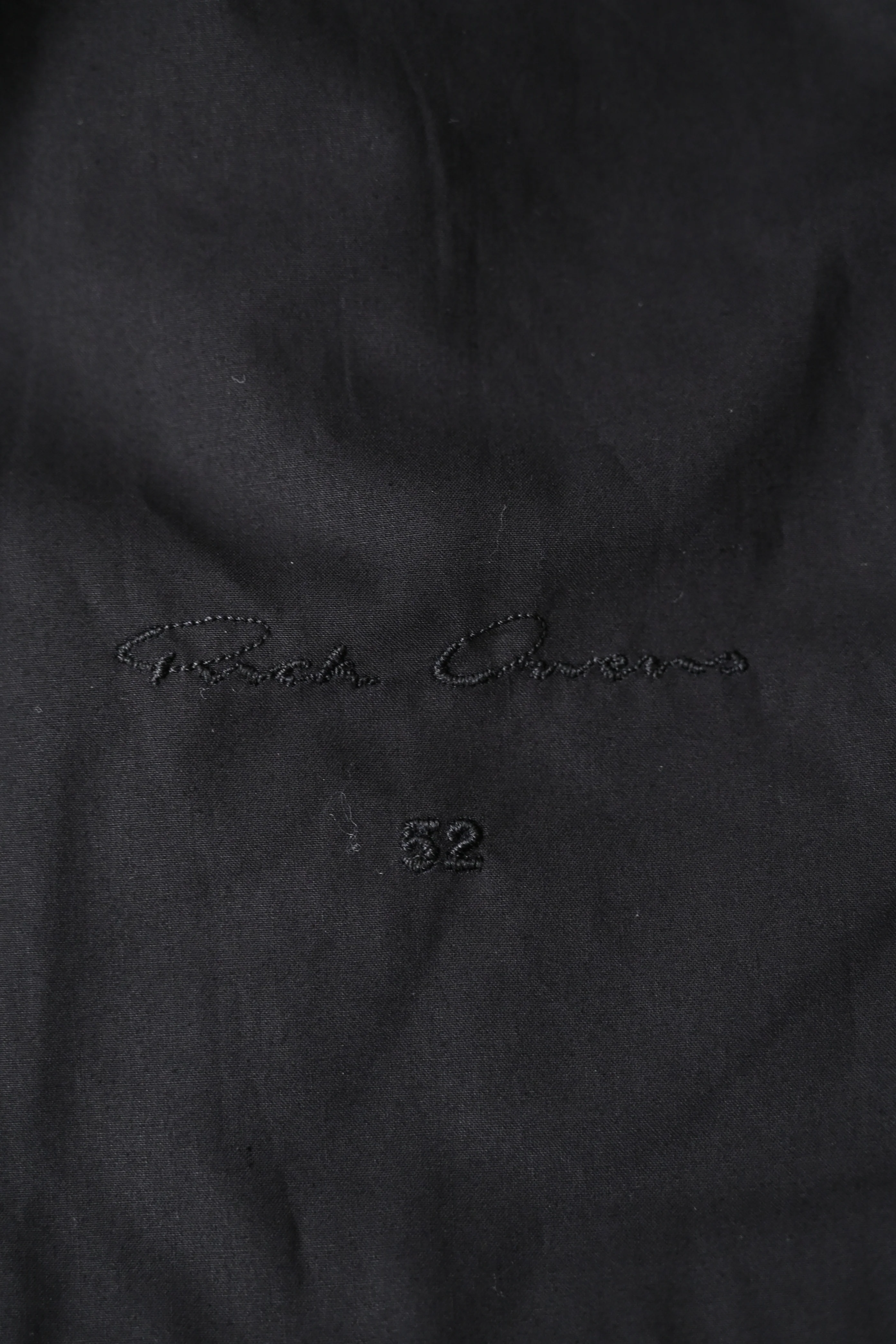 Men's Rick Owens Double-Breasted Peacoat in Black Wool - Image 9