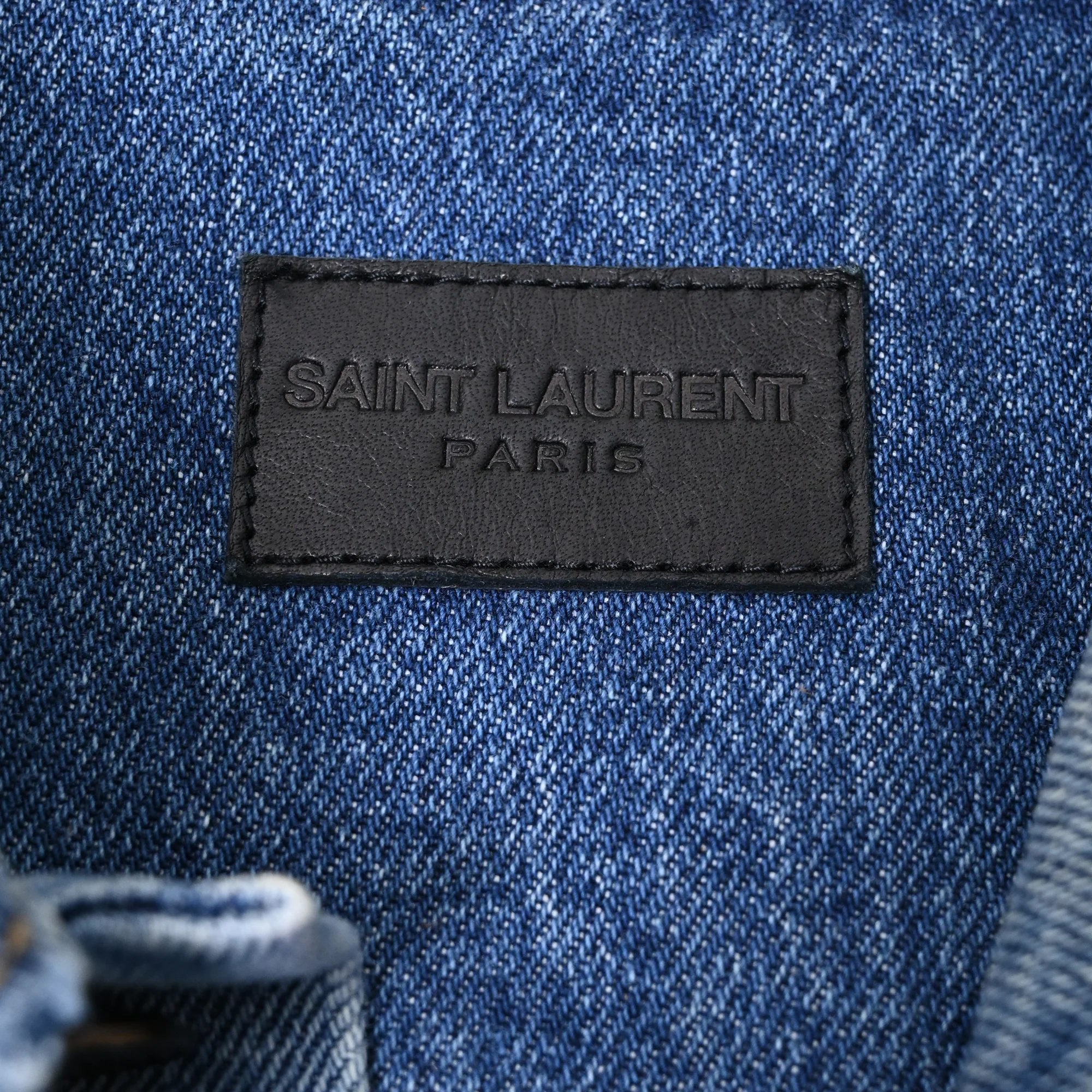 Men's Saint Laurent Classic Jacket in Light Blue Denim - Image 5
