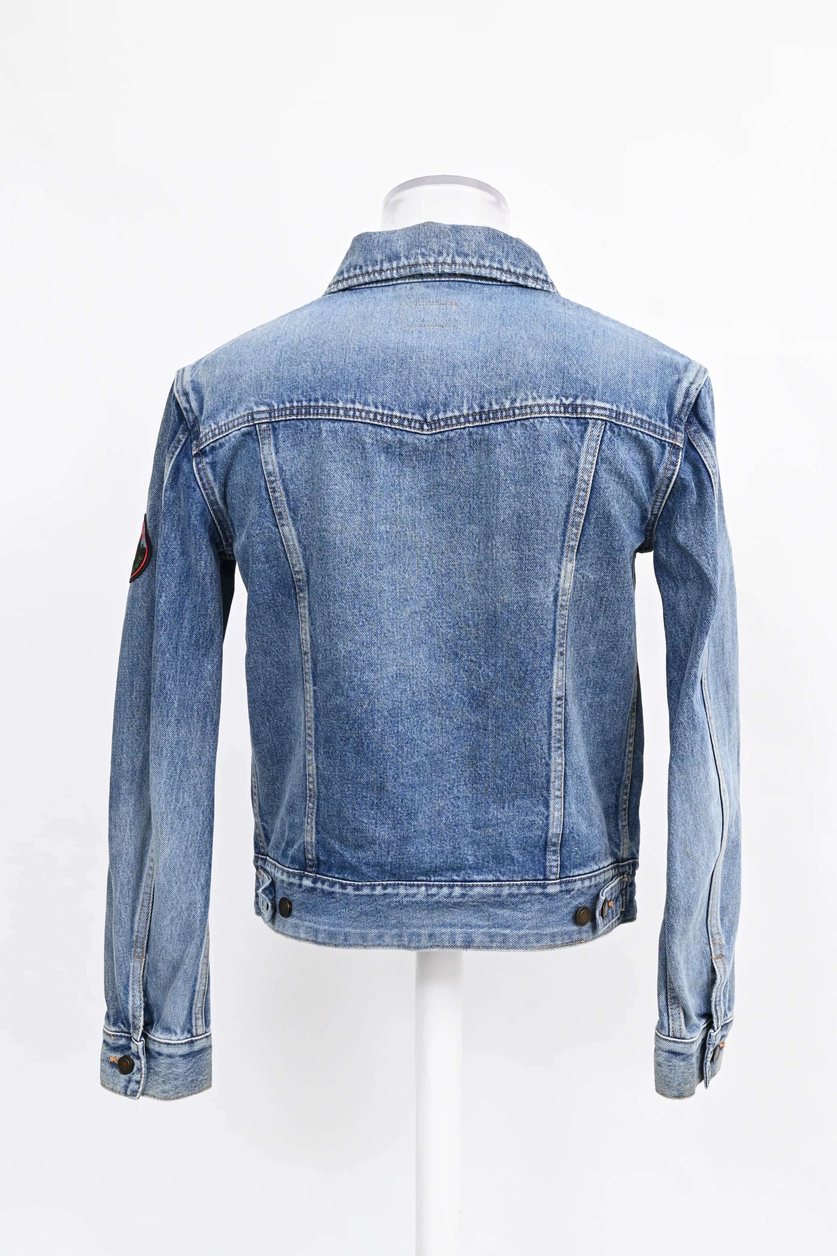 Men's Saint Laurent Classic Jacket in Light Blue Denim - Image 8