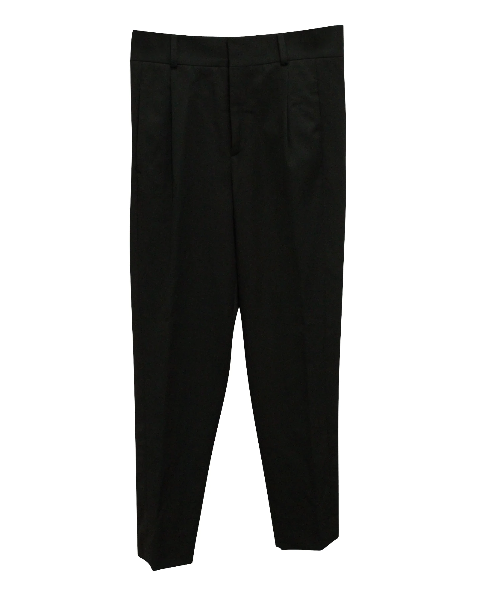 Women's Saint Laurent Tailored Pants in Black Wool