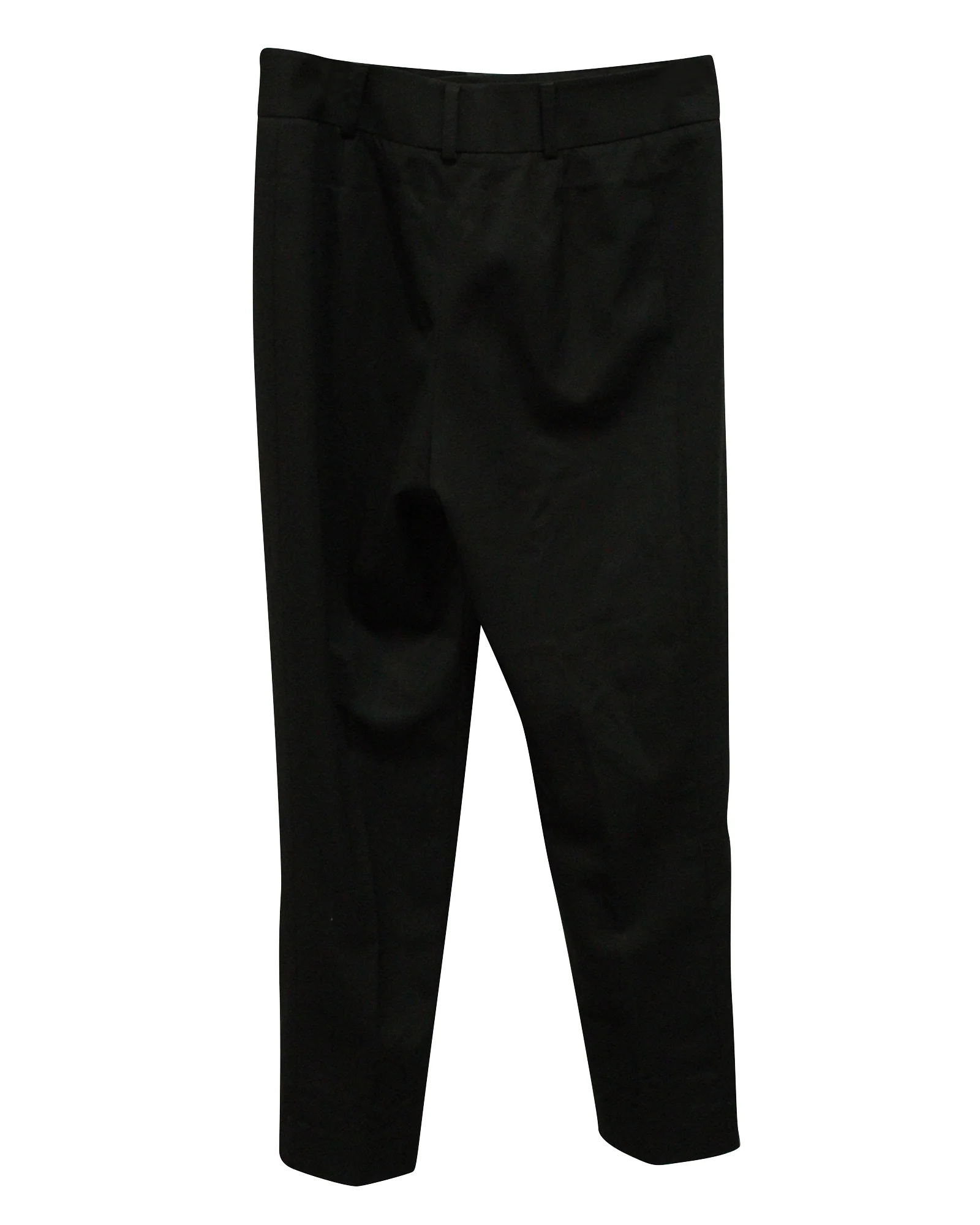 Women's Saint Laurent Tailored Pants in Black Wool - Image 2