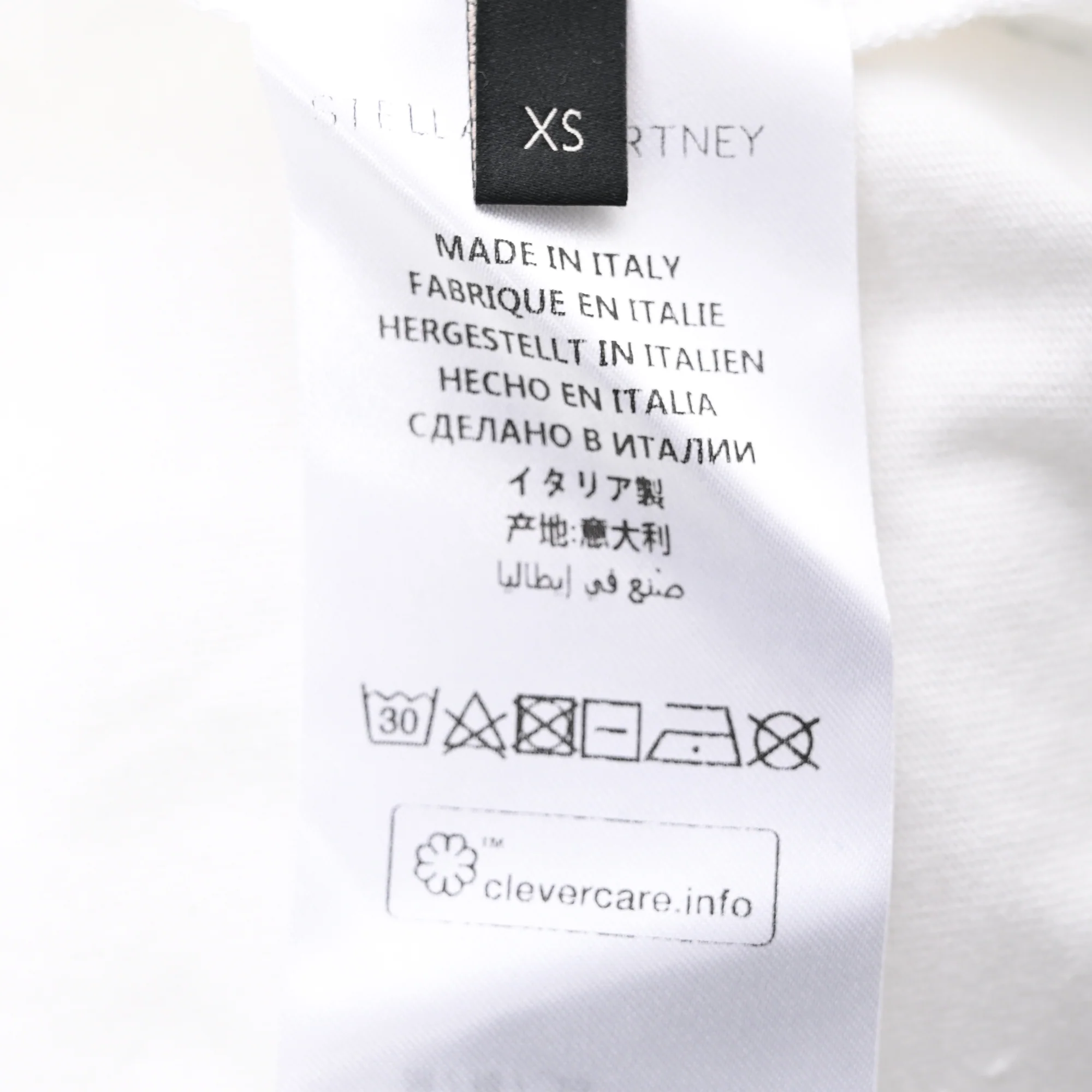 Men's  Stella Mccartney Original Earth T-Shirt in White Cotton - Image 6