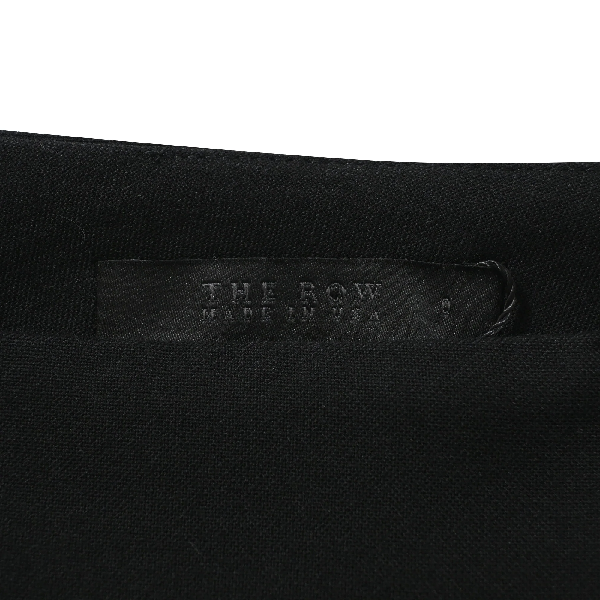 Women's The Row Midi Pencil Skirt in Black Wool - Image 4