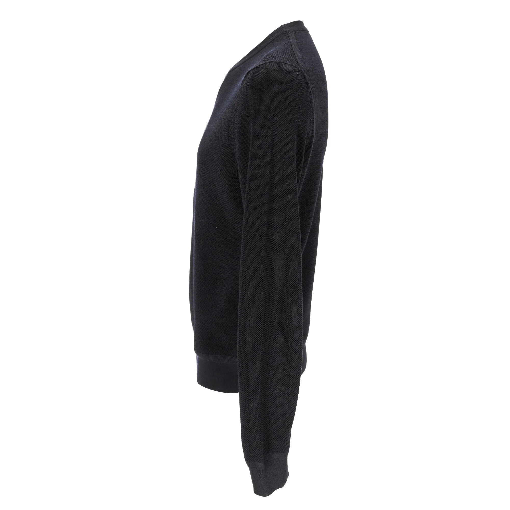 Men's Tom Ford Crewneck Sweater in Black Cotton - Image 8