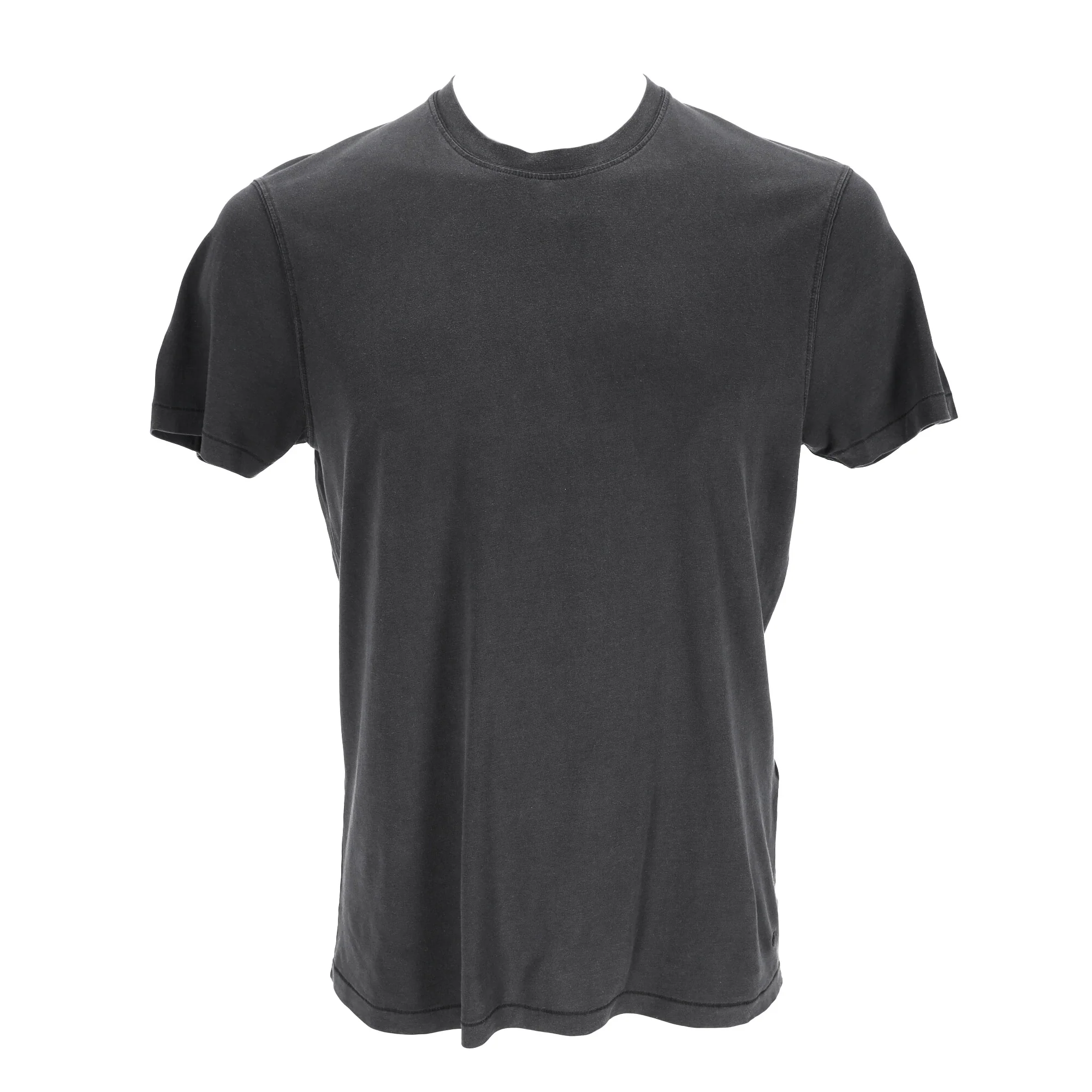 Men's Tom Ford Crewneck T-shirt in Grey Lyocell - Image 6