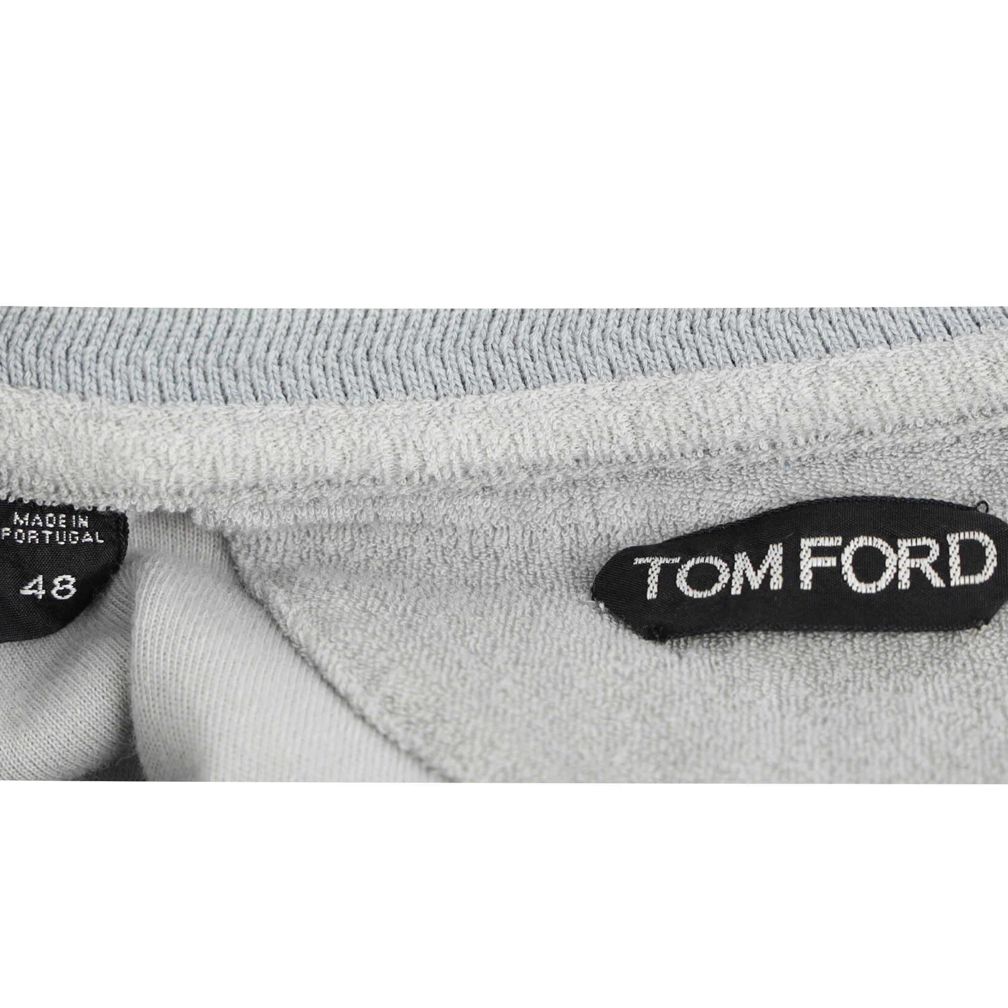Men's Tom Ford Polo Shirt in Grey Cotton - Image 4