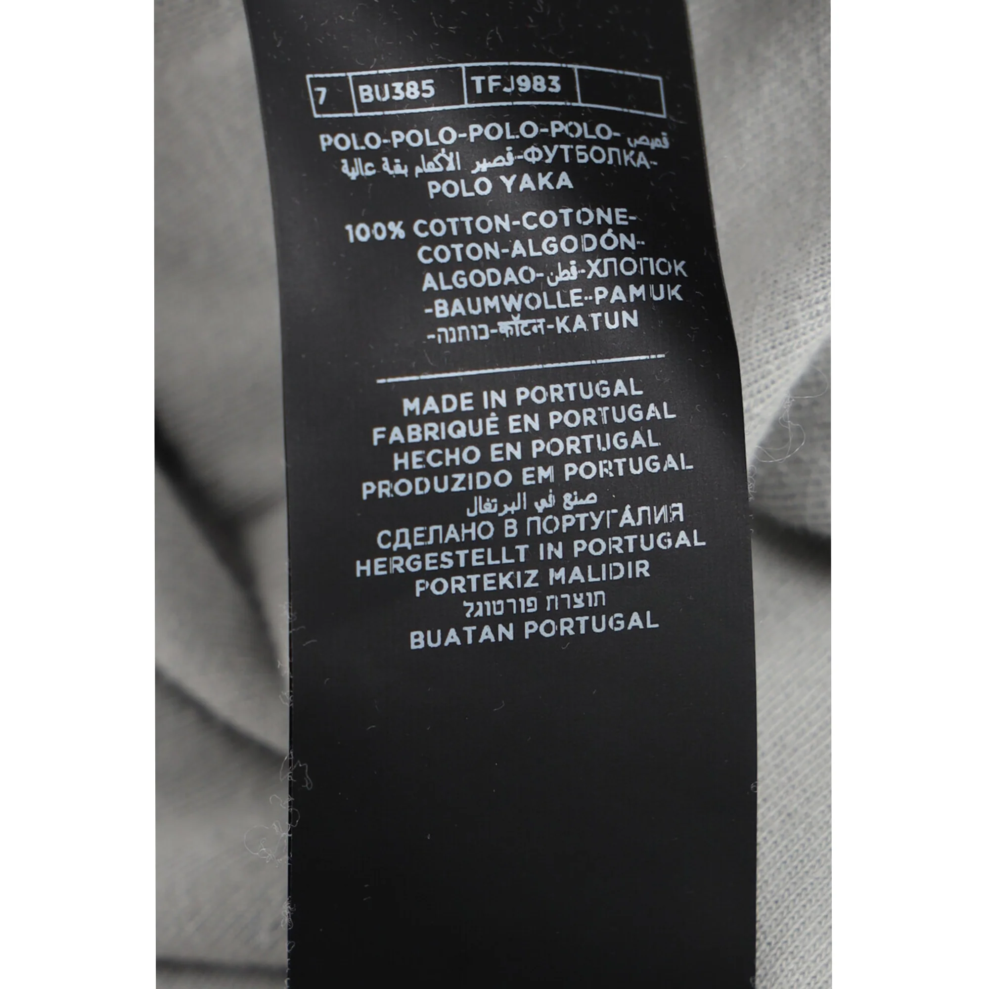 Men's Tom Ford Polo Shirt in Grey Cotton - Image 5