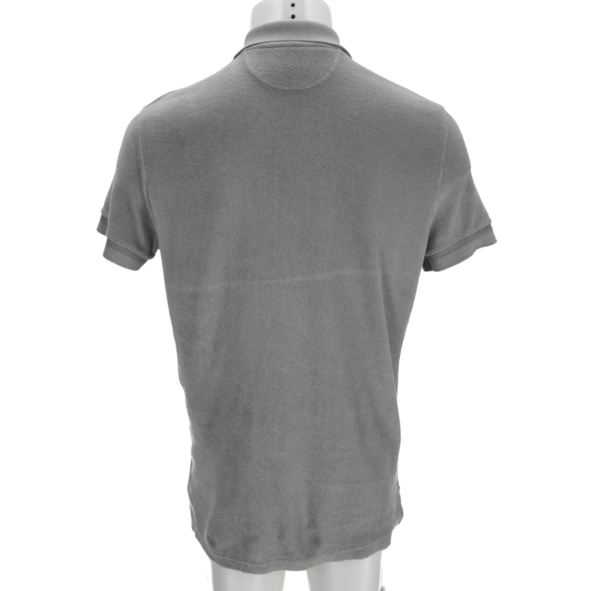 Men's Tom Ford Polo Shirt in Grey Cotton - Image 8