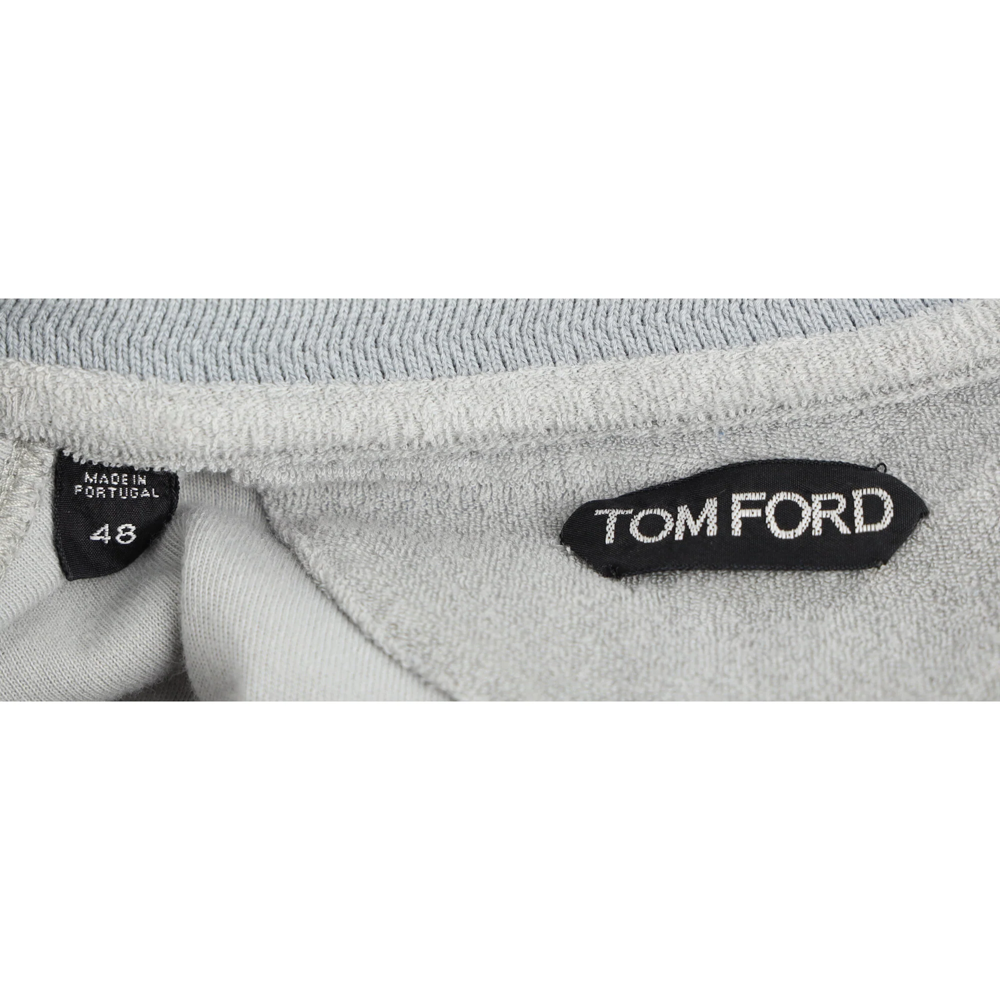 Men's Tom Ford Polo Shirt in Grey Cotton - Image 9