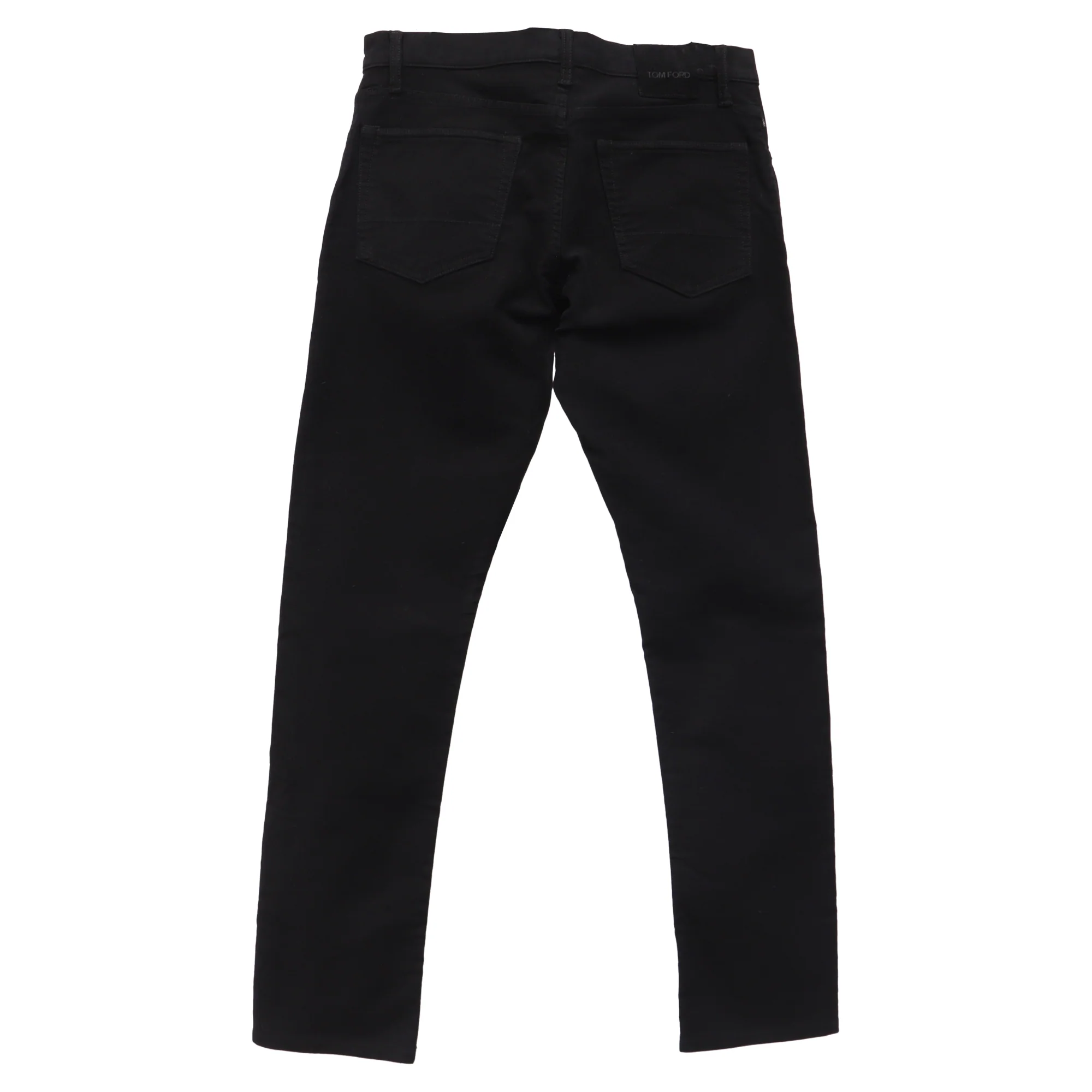 Men's  Tom Ford Regular-Fit Jeans in Black Cotton - Image 2