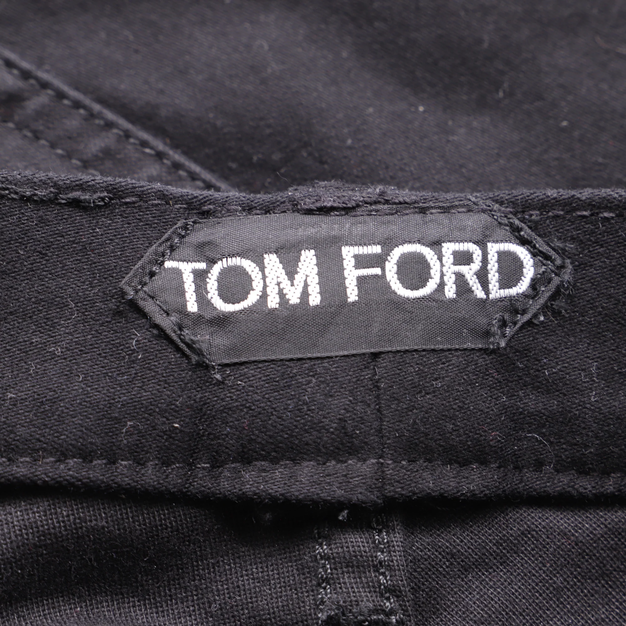 Men's  Tom Ford Regular-Fit Jeans in Black Cotton - Image 3