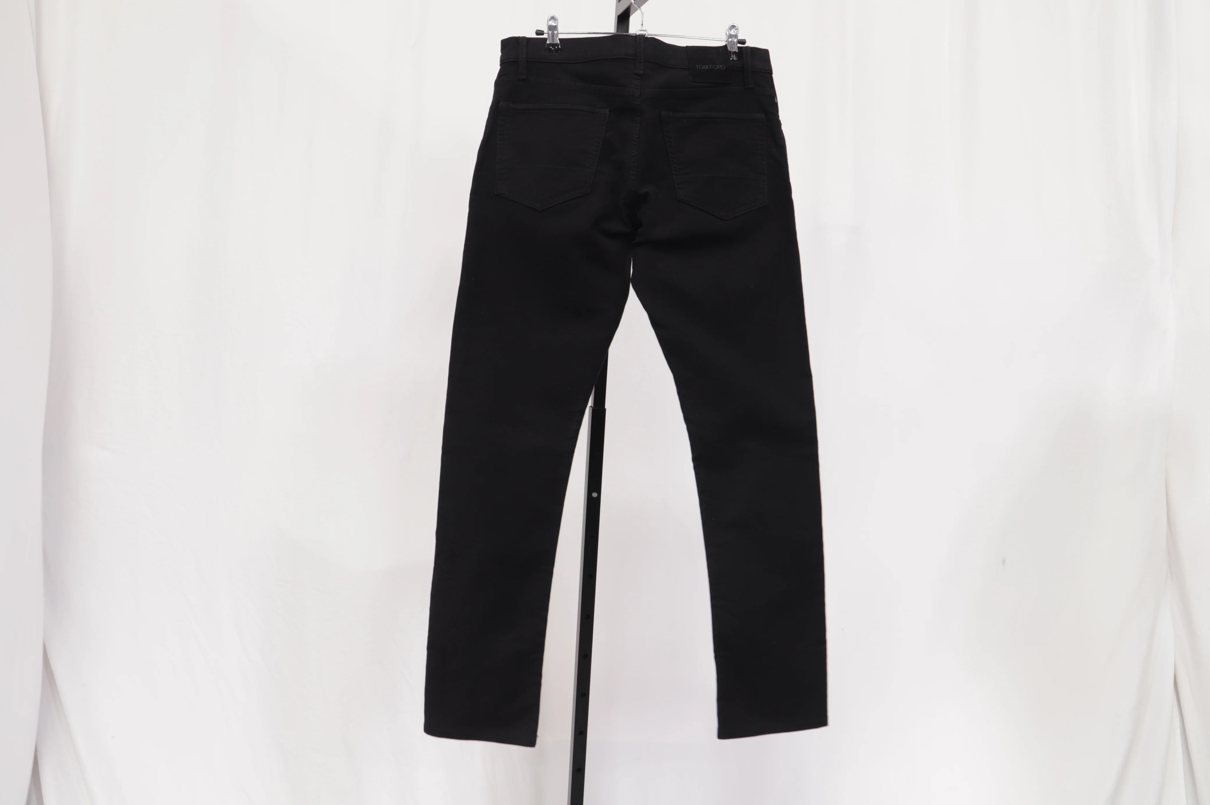 Men's  Tom Ford Regular-Fit Jeans in Black Cotton - Image 5